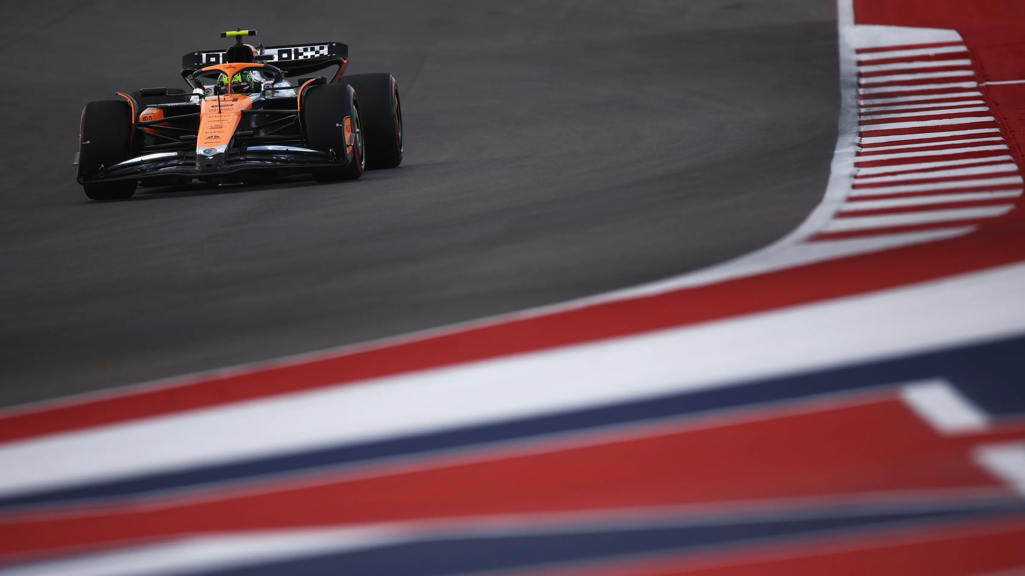 AUSTIN, TEXAS - OCTOBER 19: Max Verstappen of the Netherlands driving the (1) Oracle Red Bull