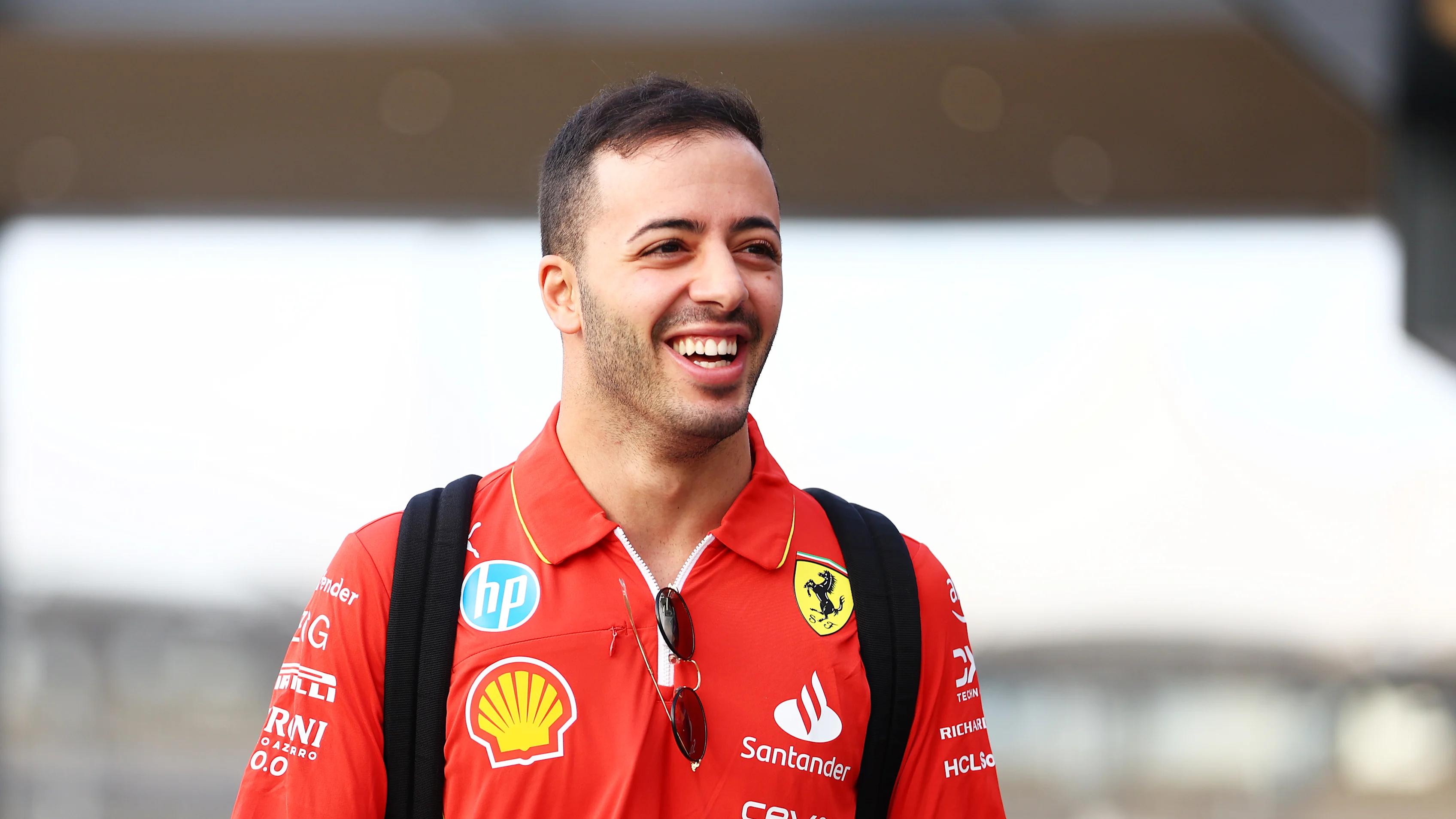 ABU DHABI, UNITED ARAB EMIRATES - DECEMBER 10: Antonio Fuoco of Italy and Ferrari walks in the