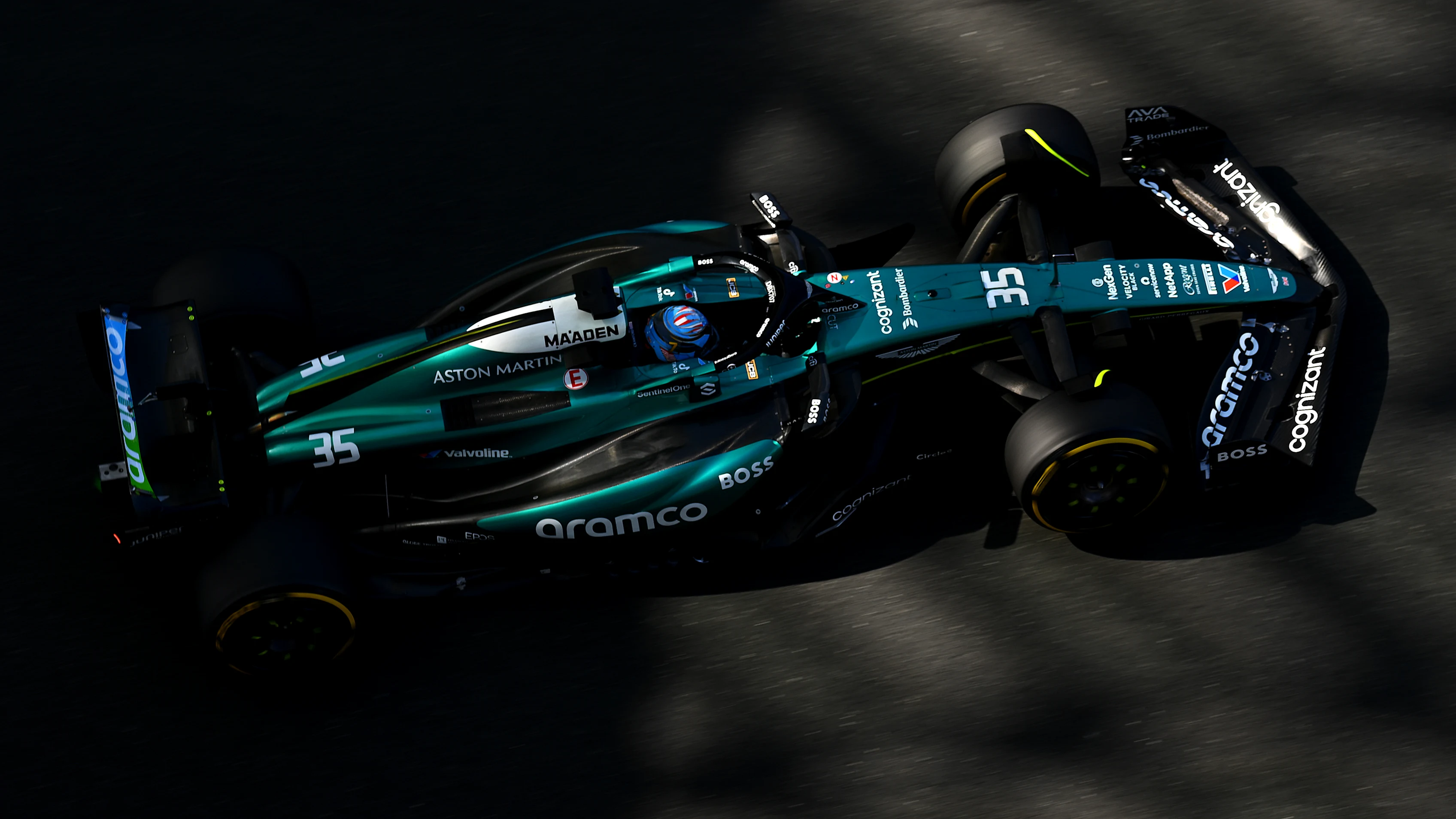 ABU DHABI, UNITED ARAB EMIRATES - DECEMBER 10: Jak Crawford of United States driving the (35) Aston