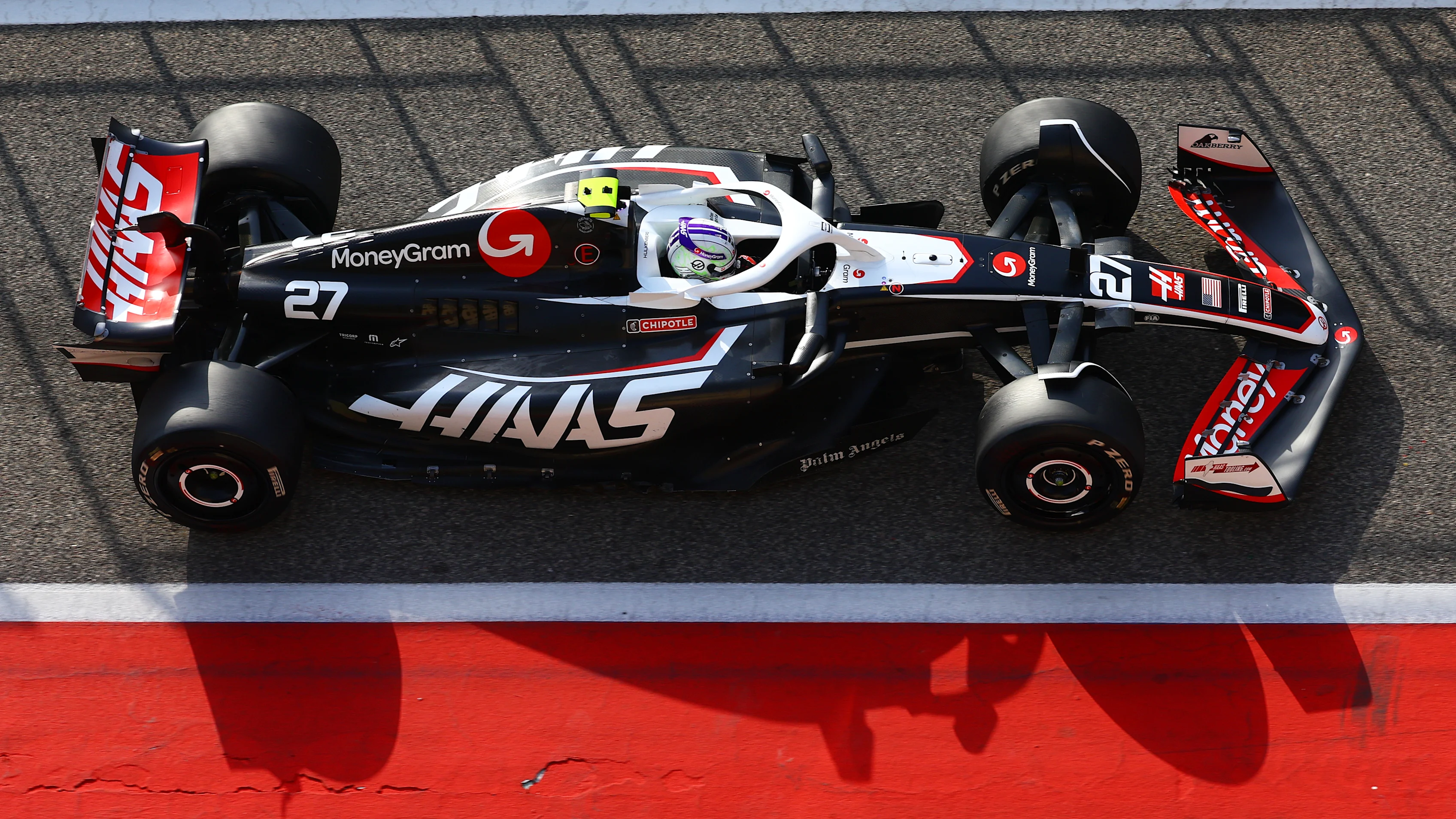 BAHRAIN, BAHRAIN - FEBRUARY 23: Nico Hulkenberg of Germany driving the (27) Haas F1 VF-24 Ferrari
