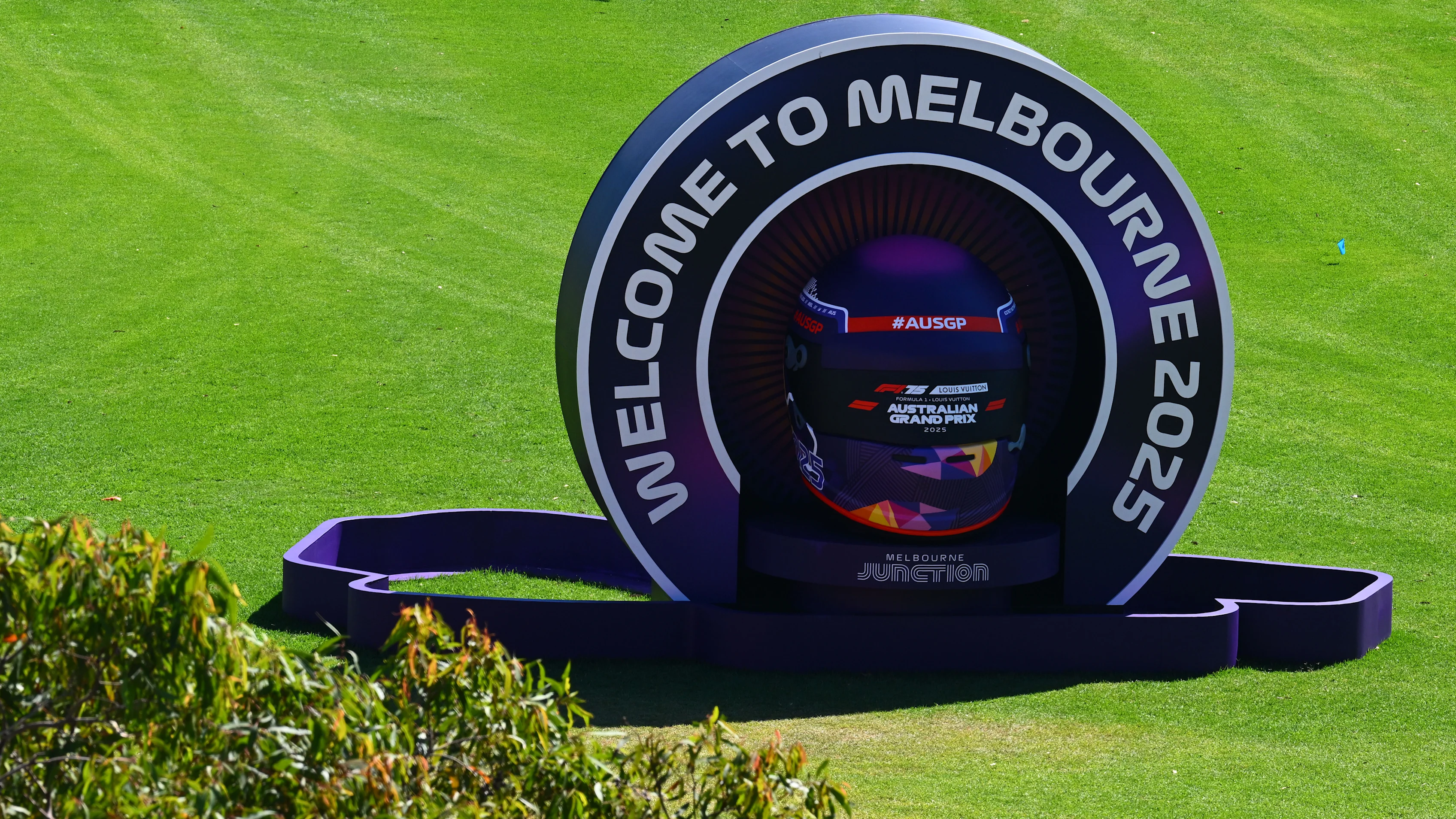 MELBOURNE, AUSTRALIA - MARCH 10: Event signage is seen during previews ahead of the F1 Grand Prix