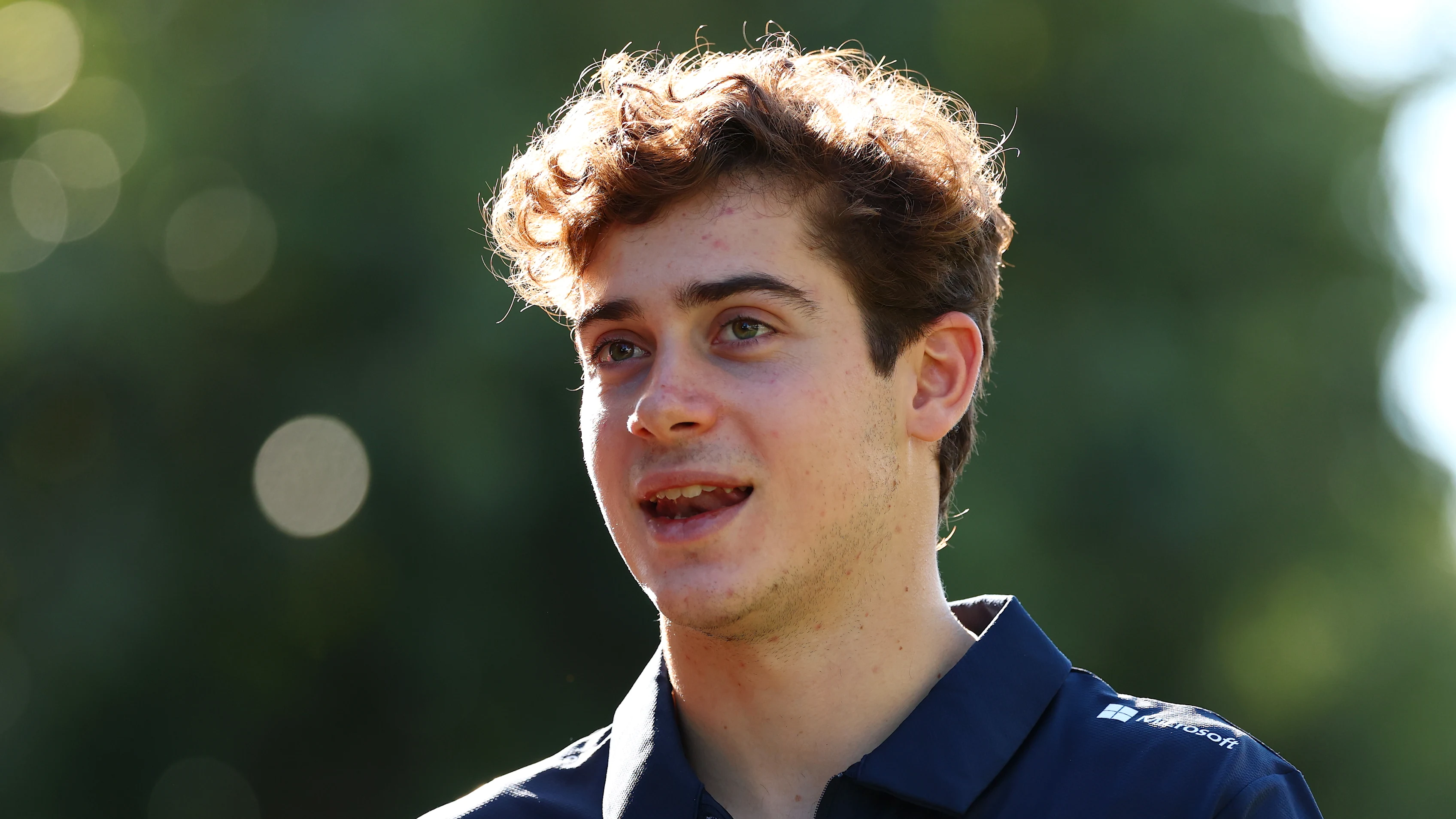 MELBOURNE, AUSTRALIA - MARCH 13: Franco Colapinto, Reserve Driver, Alpine F1 looks on during