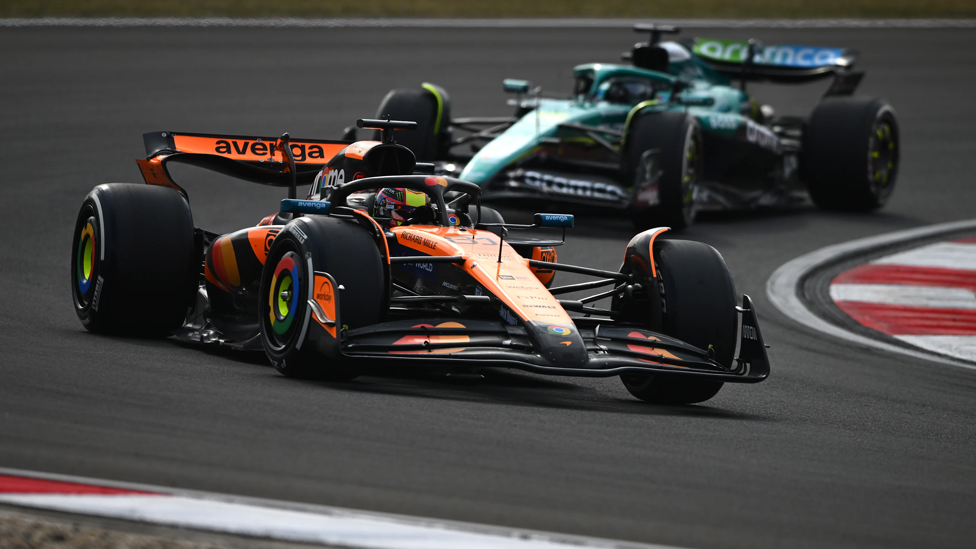 SHANGHAI, CHINA - MARCH 23: Oscar Piastri of Australia driving the (81) McLaren MCL39 Mercedes