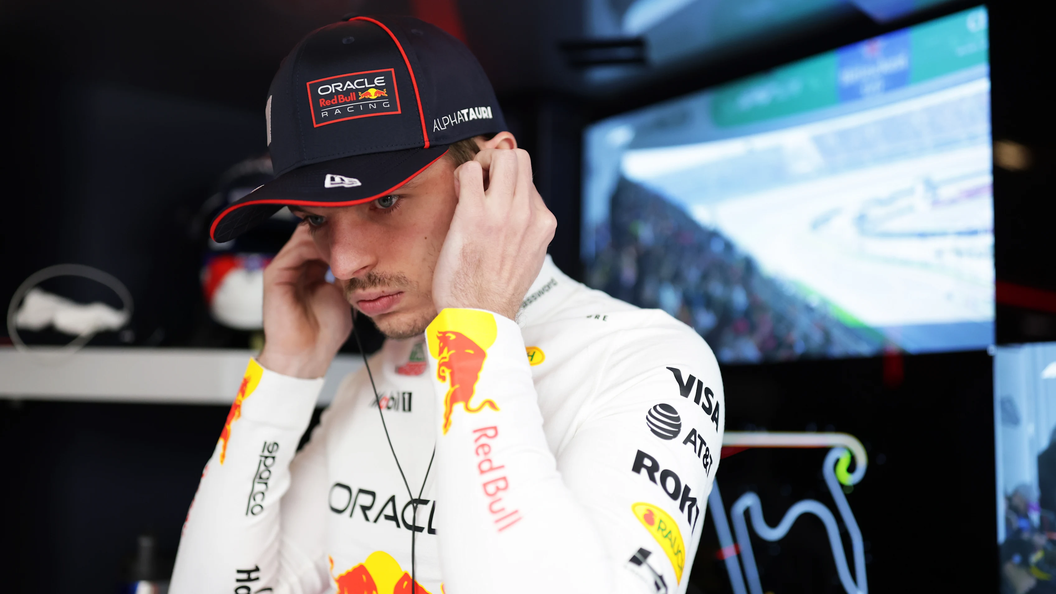 SHANGHAI, CHINA - MARCH 21: Max Verstappen of the Netherlands and Oracle Red Bull Racing prepares