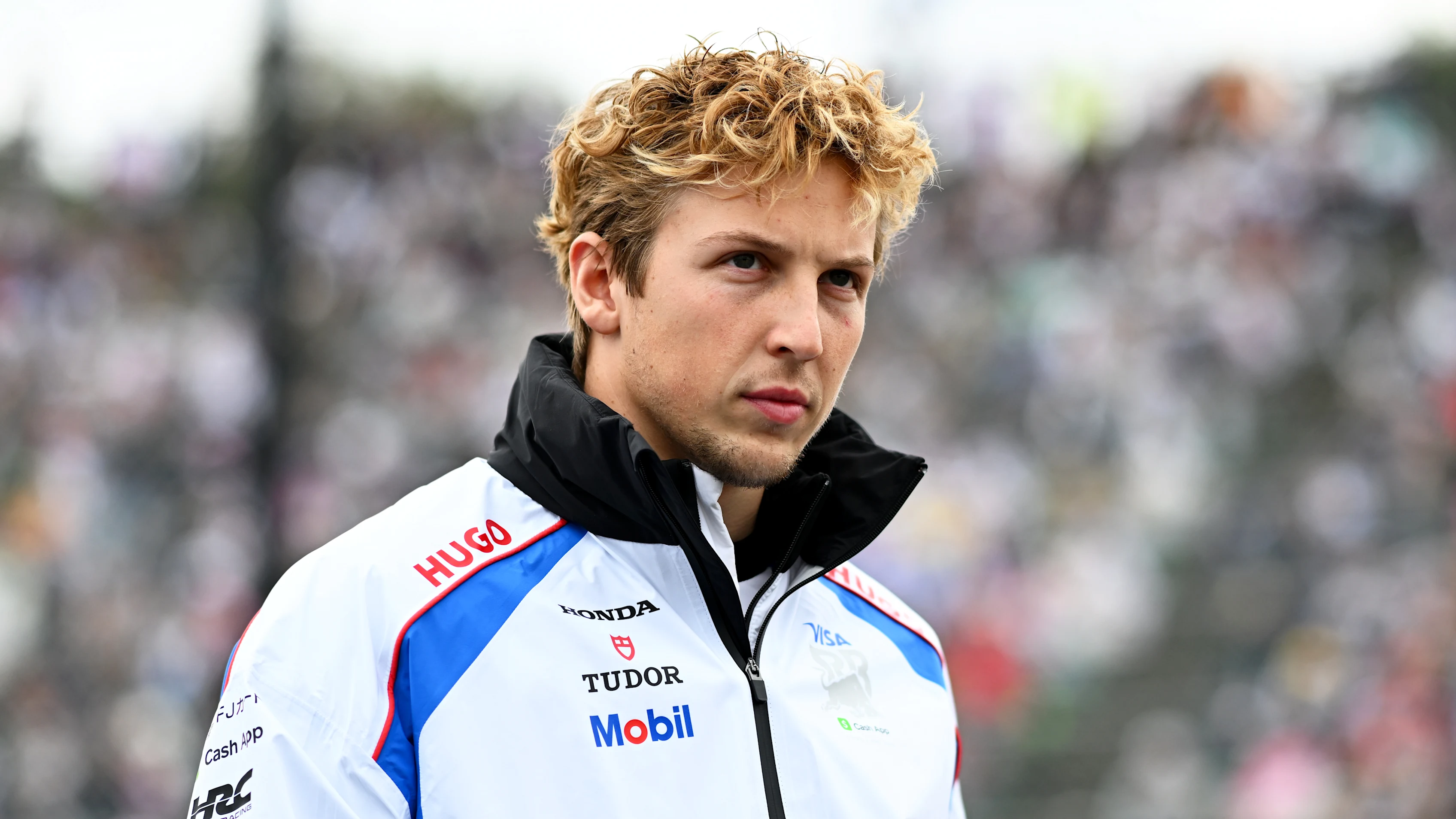 SUZUKA, JAPAN - APRIL 06: Liam Lawson of New Zealand and Visa Cash App Racing Bulls prepares to