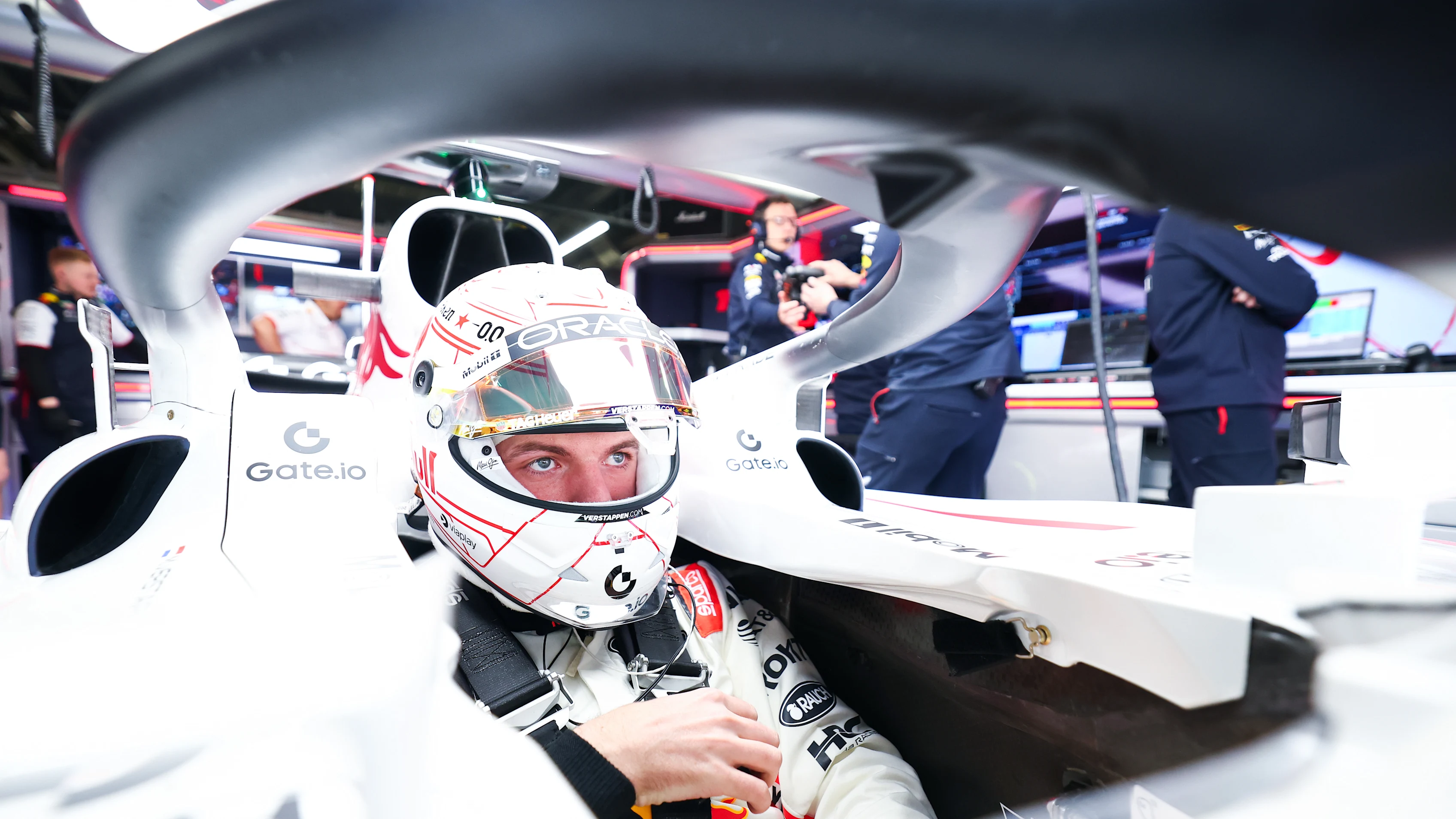 SUZUKA, JAPAN - APRIL 05: Max Verstappen of the Netherlands and Oracle Red Bull Racing prepares to