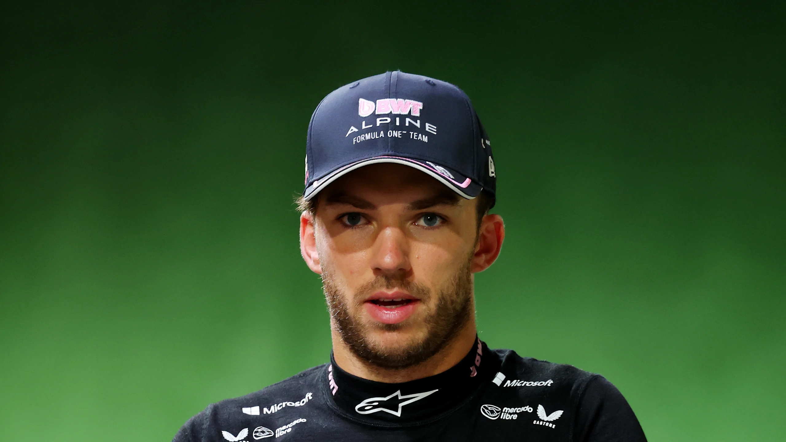SINGAPORE, SINGAPORE - OCTOBER 04: Twentieth placed qualifier Pierre Gasly of France and Alpine F1