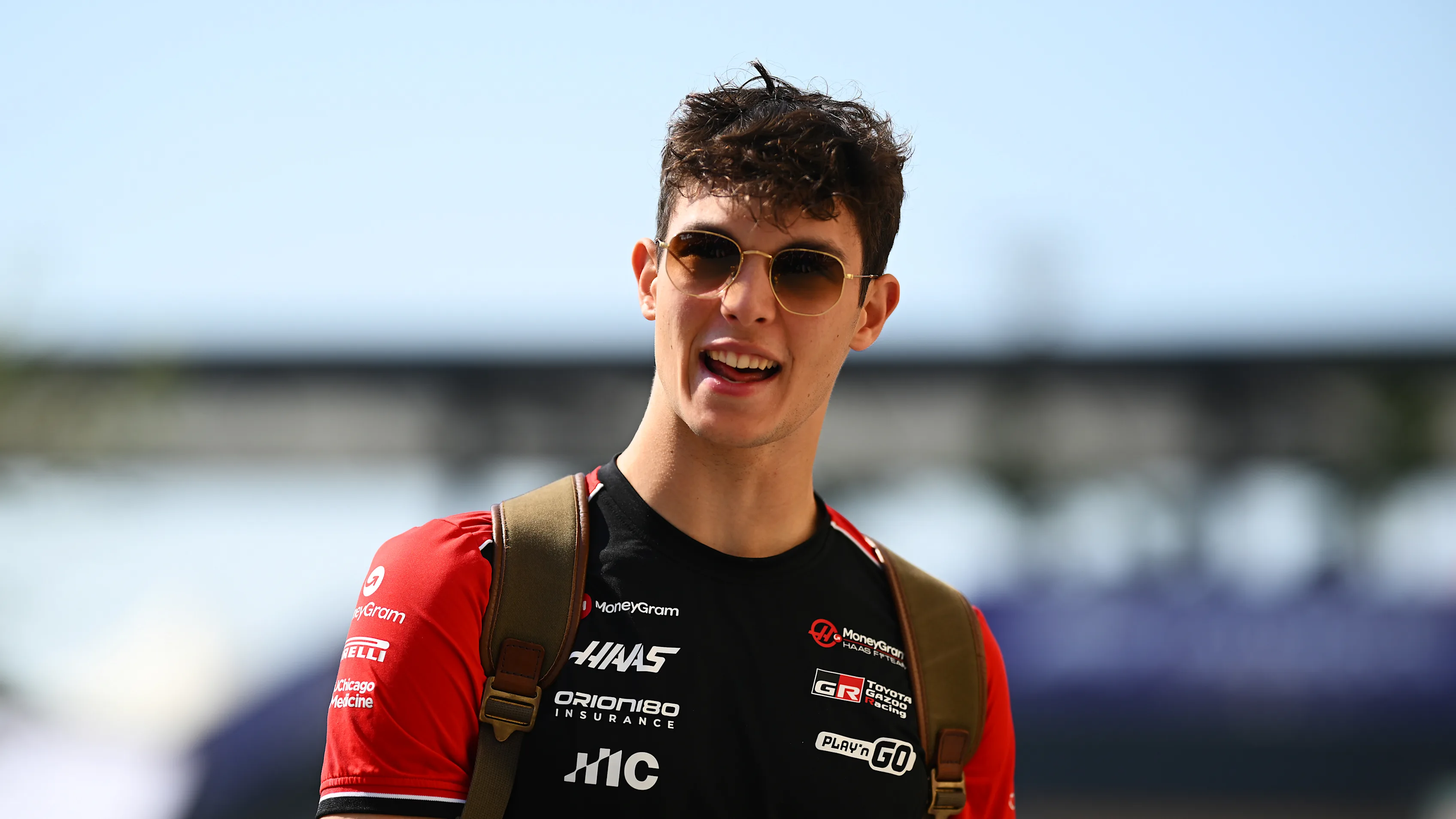 ABU DHABI, UNITED ARAB EMIRATES - DECEMBER 07: Oliver Bearman of Great Britain and Haas F1 arrives