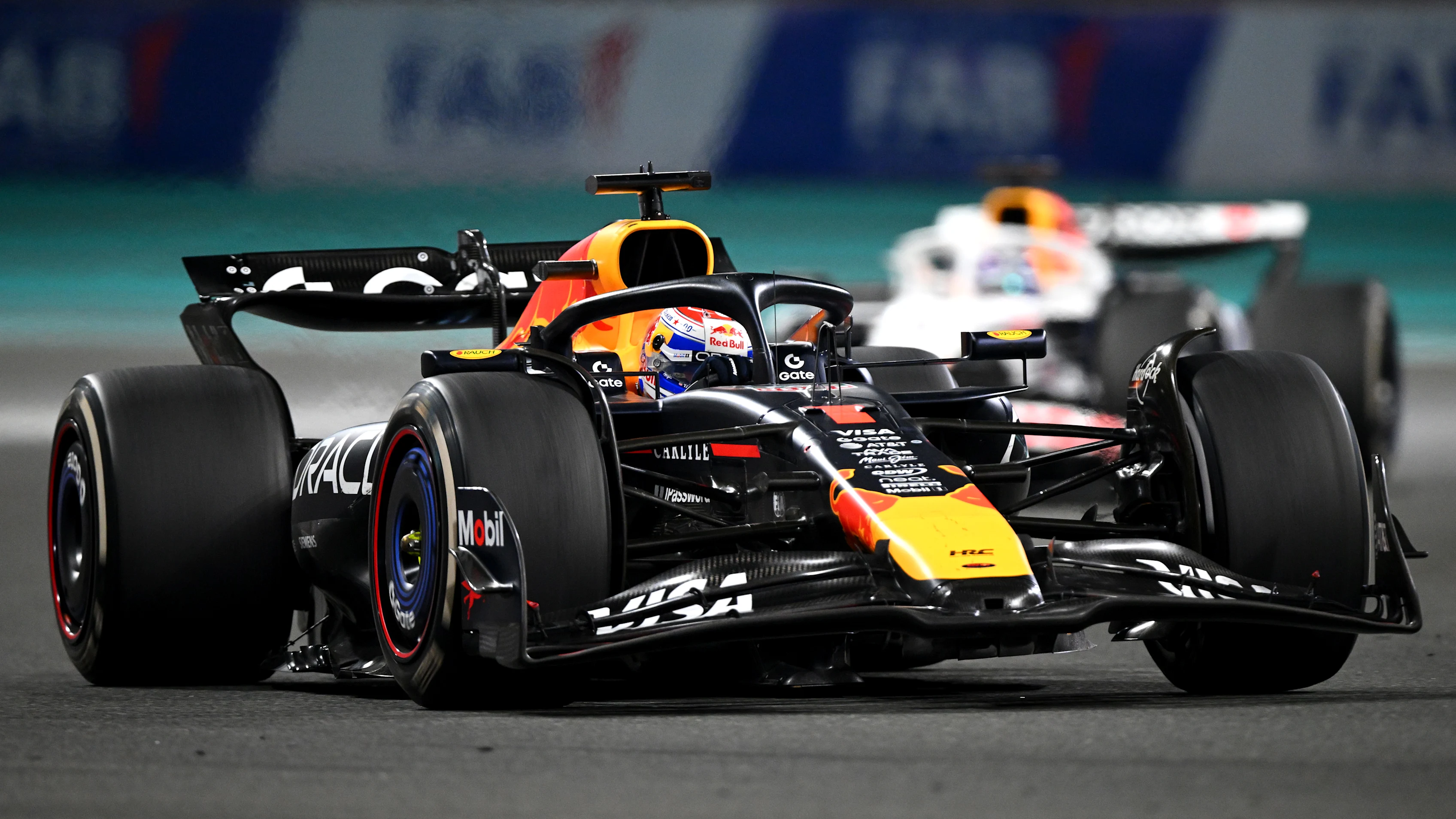 ABU DHABI, UNITED ARAB EMIRATES - DECEMBER 07: Max Verstappen of the Netherlands driving the (1)