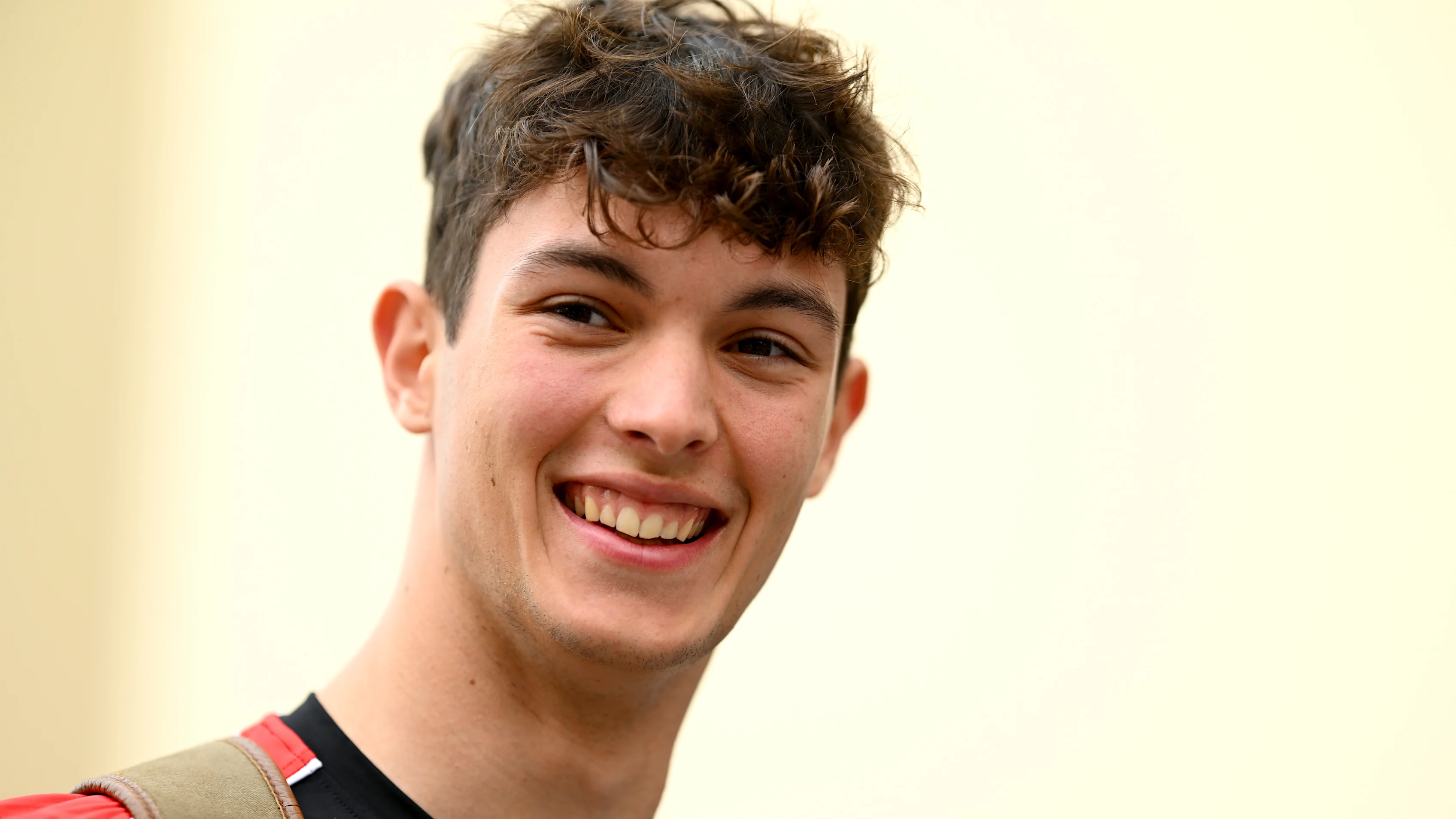 ABU DHABI, UNITED ARAB EMIRATES - DECEMBER 05: Oliver Bearman of Great Britain and Haas F1 arrives