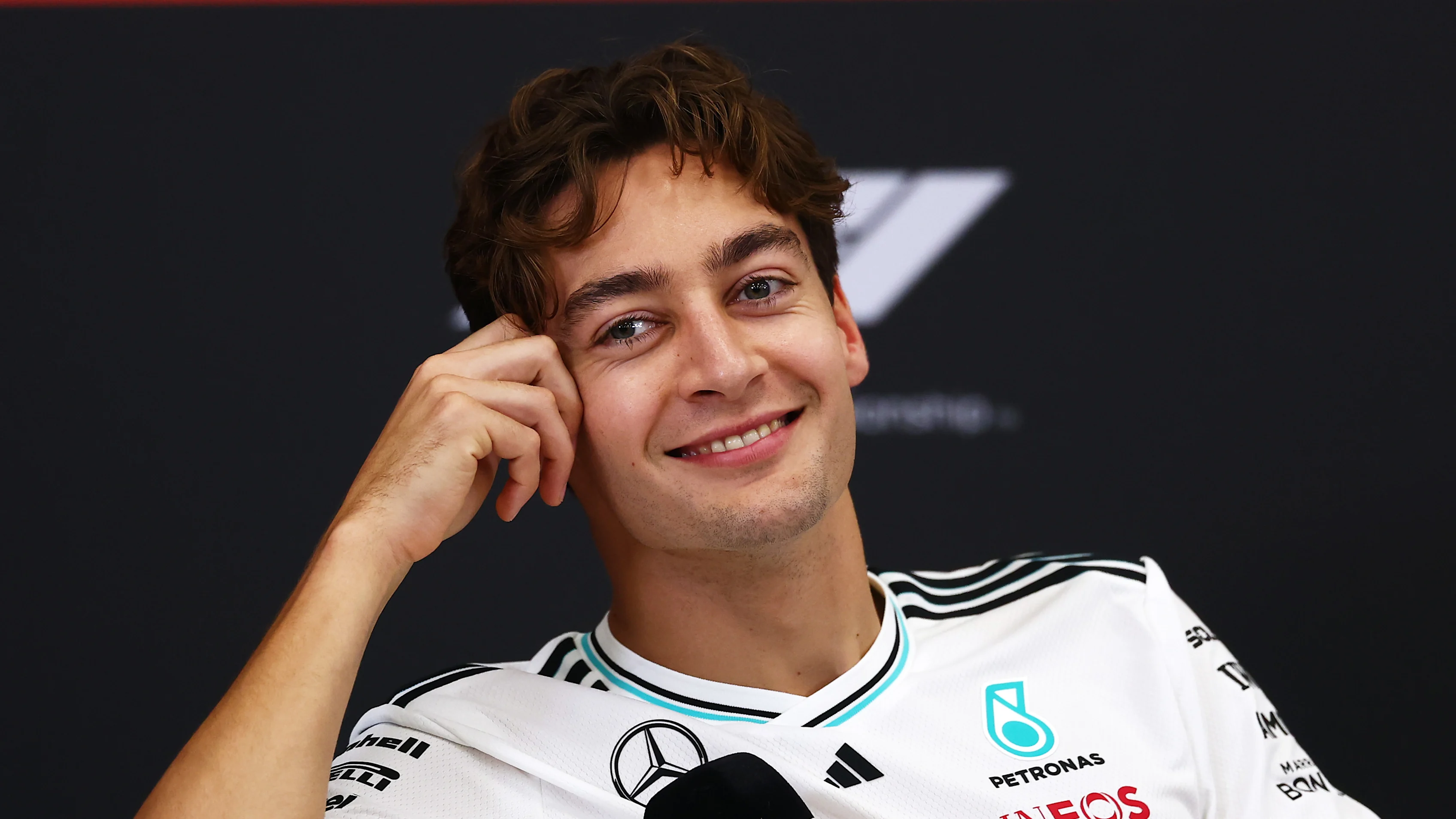 ABU DHABI, UNITED ARAB EMIRATES - DECEMBER 04: George Russell of Great Britain and Mercedes AMG