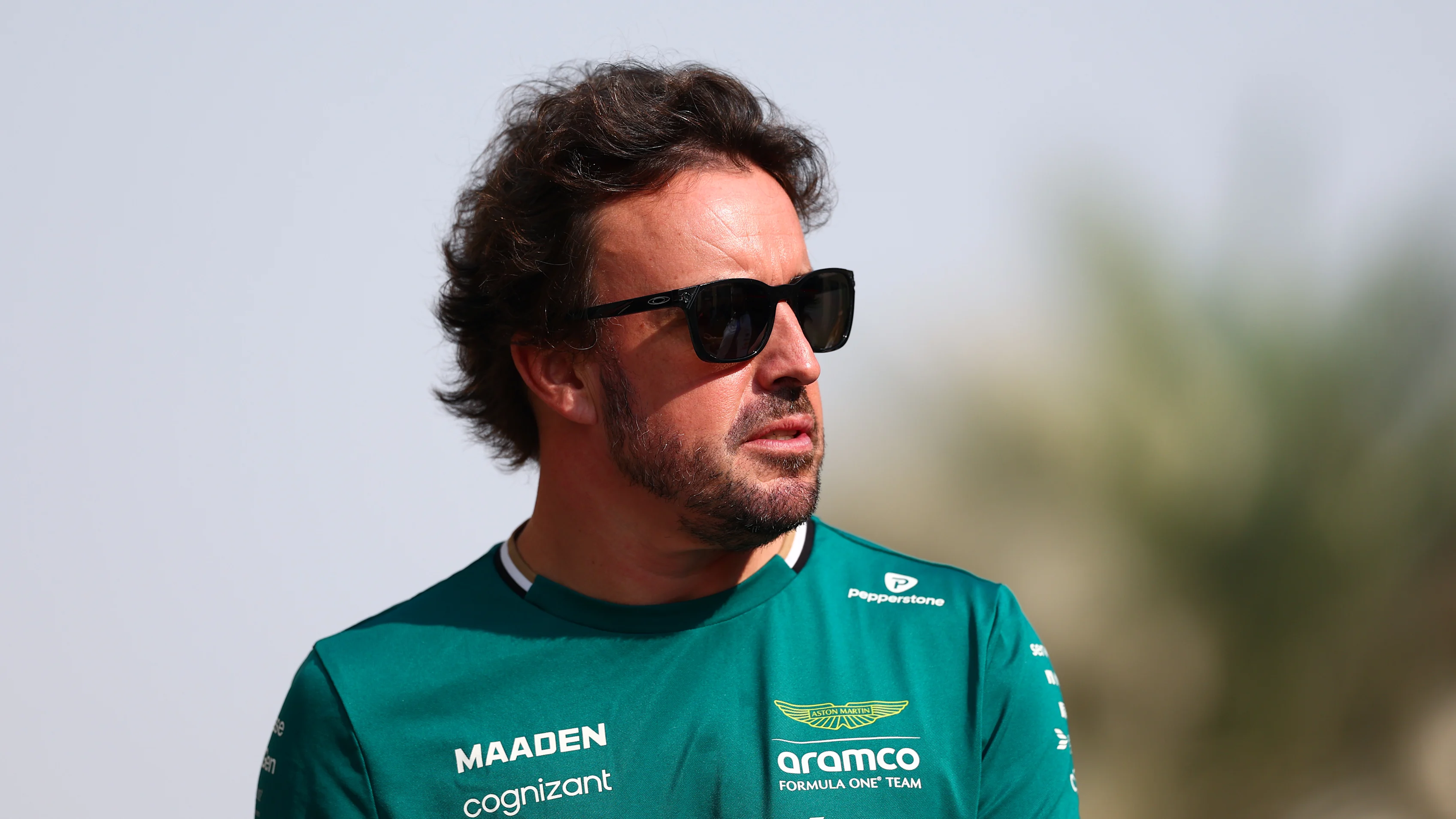 ABU DHABI, UNITED ARAB EMIRATES - DECEMBER 04: Fernando Alonso of Spain and Aston Martin F1 Team