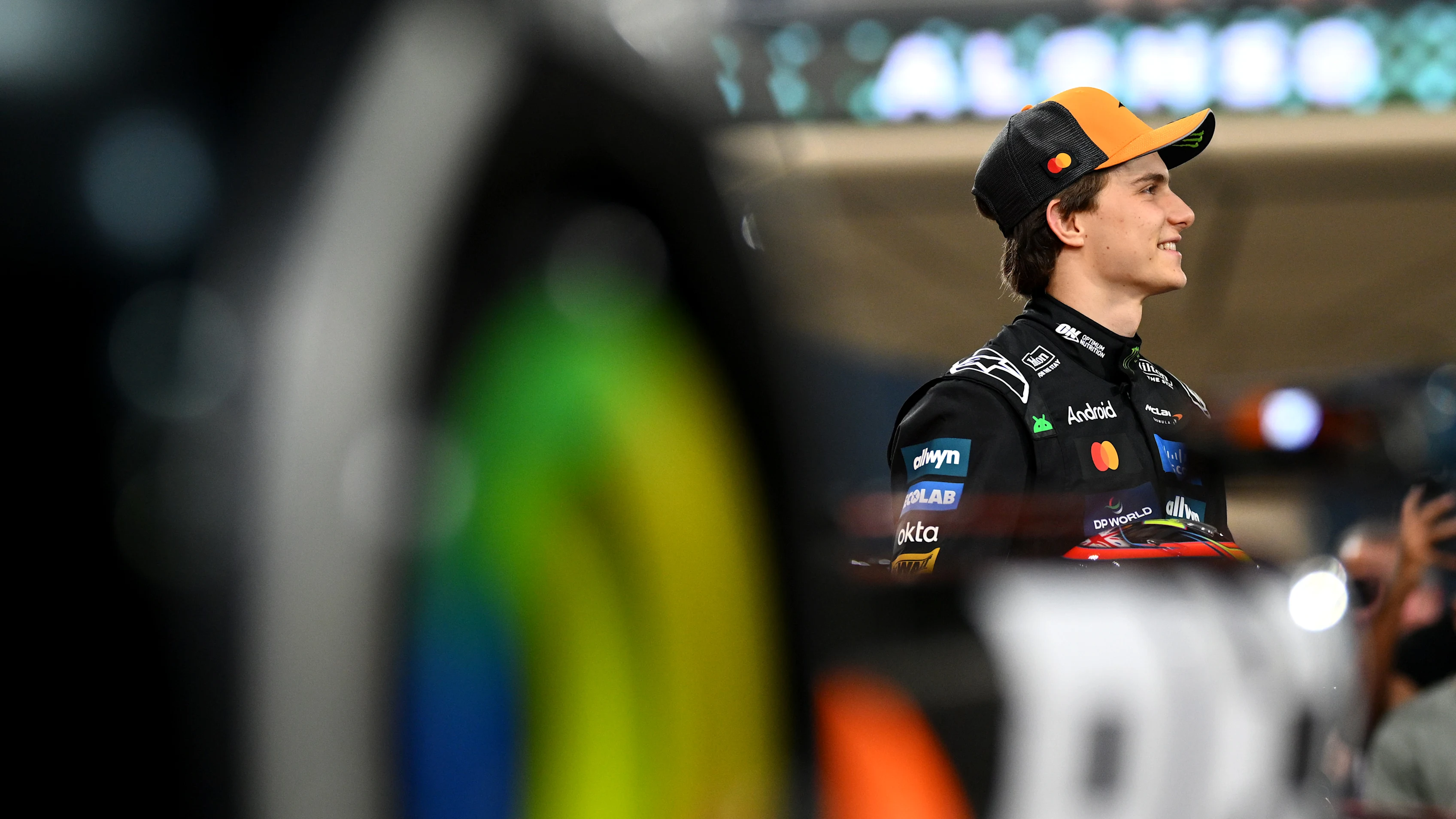 ABU DHABI, UNITED ARAB EMIRATES - DECEMBER 04: Oscar Piastri of Australia and McLaren looks on in