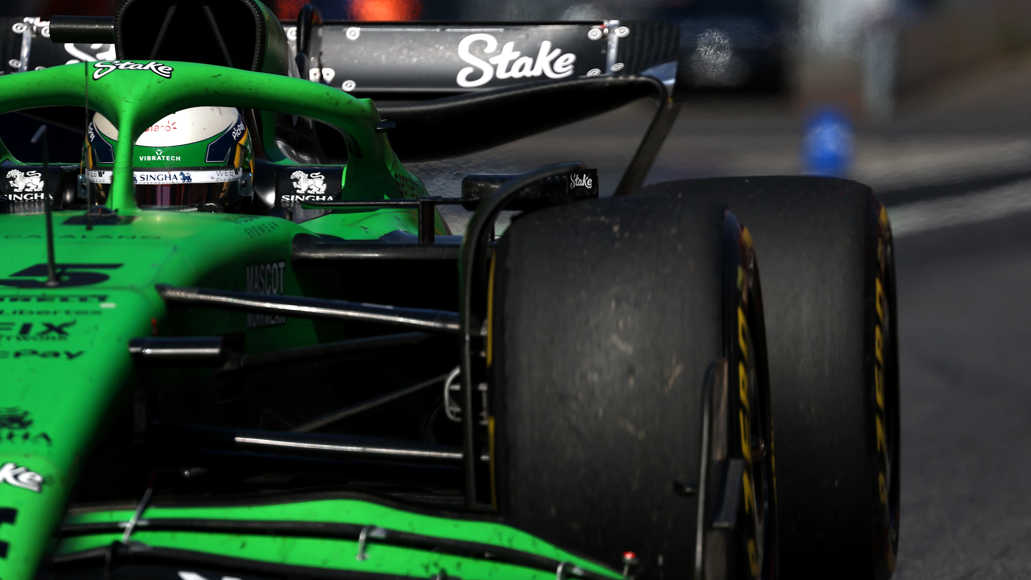 SPIELBERG, AUSTRIA - JUNE 29: Gabriel Bortoleto of Brazil driving the (5) Kick Sauber C45 Ferrari in the Pitlane during the F1 Grand Prix of Austria at Red Bull Ring on June 29, 2025 in Spielberg, Austria. (Photo by Mark Thompson/Getty Images)