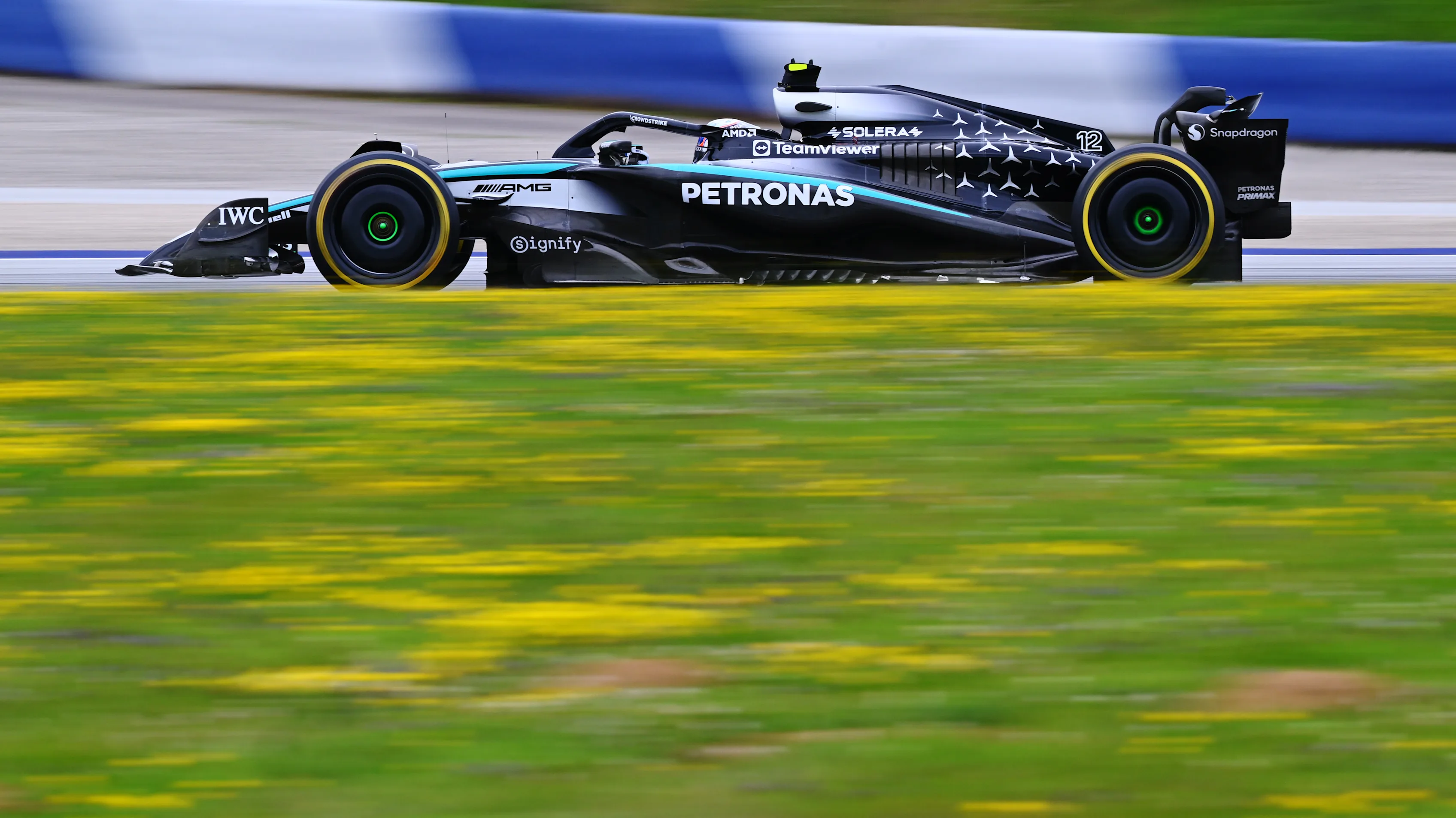 SPIELBERG, AUSTRIA - JUNE 27: Andrea Kimi Antonelli of Italy driving the (12) Mercedes AMG Petronas