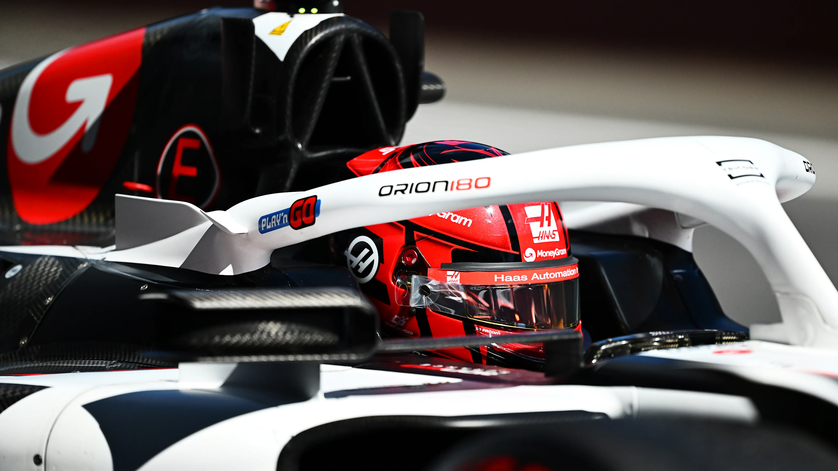 SPIELBERG, AUSTRIA - JUNE 28: Esteban Ocon of France driving the (31) Haas F1 VF-25 Ferrari on
