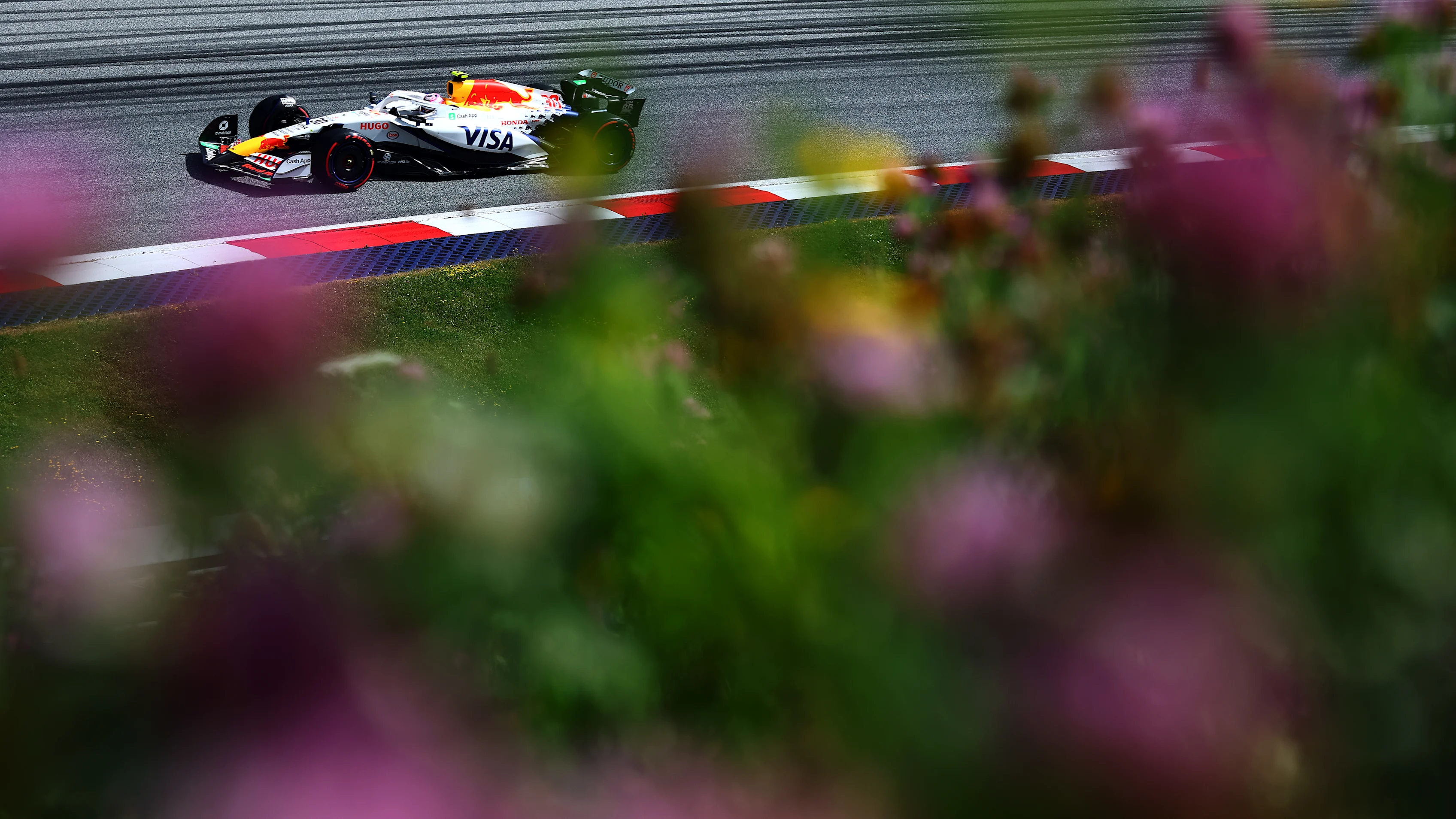 SPIELBERG, AUSTRIA - JUNE 28: Liam Lawson of New Zealand driving the (30) Visa Cash App Racing