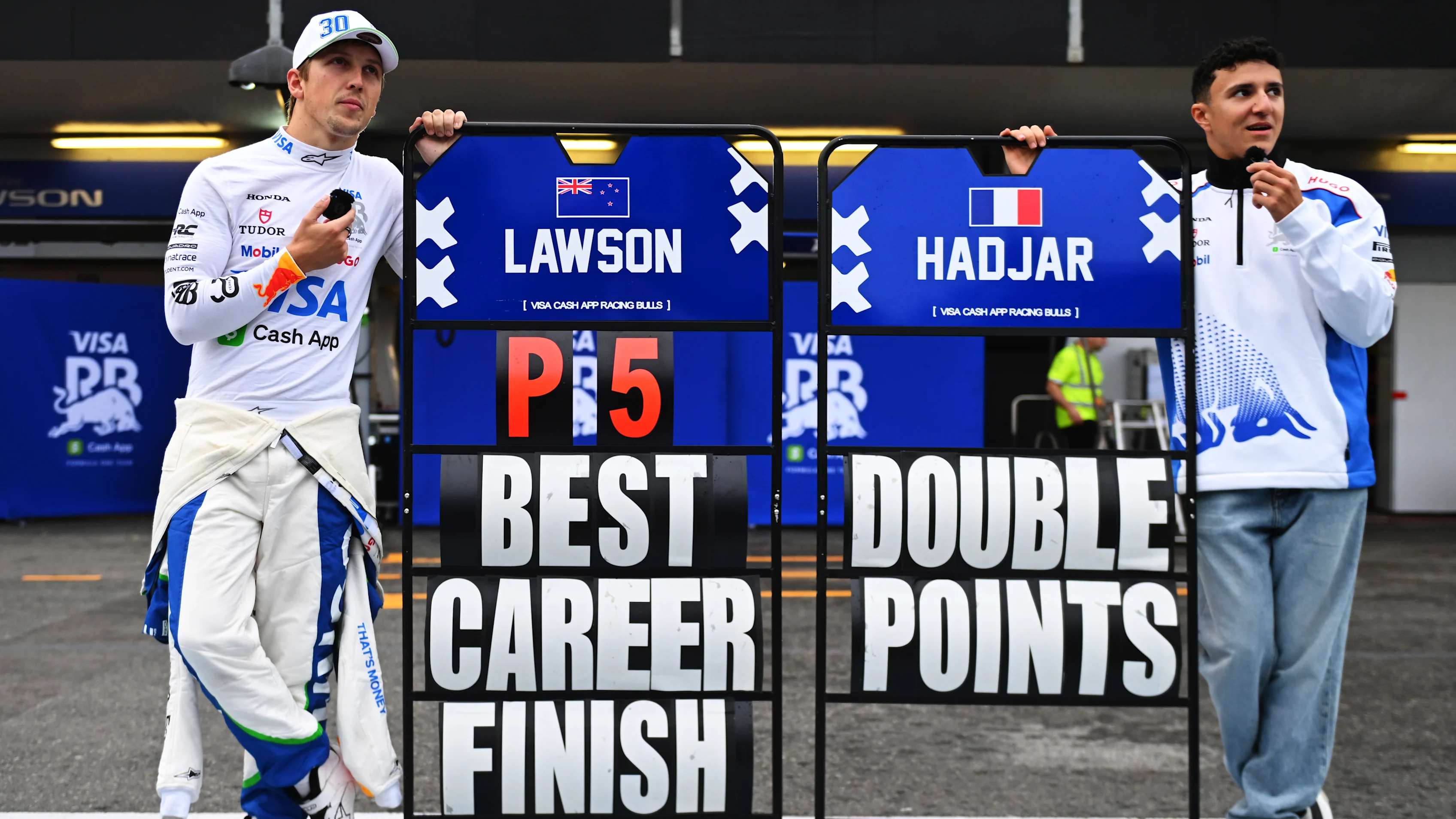 A good day for Liam Lawson in particular at Racing Bulls