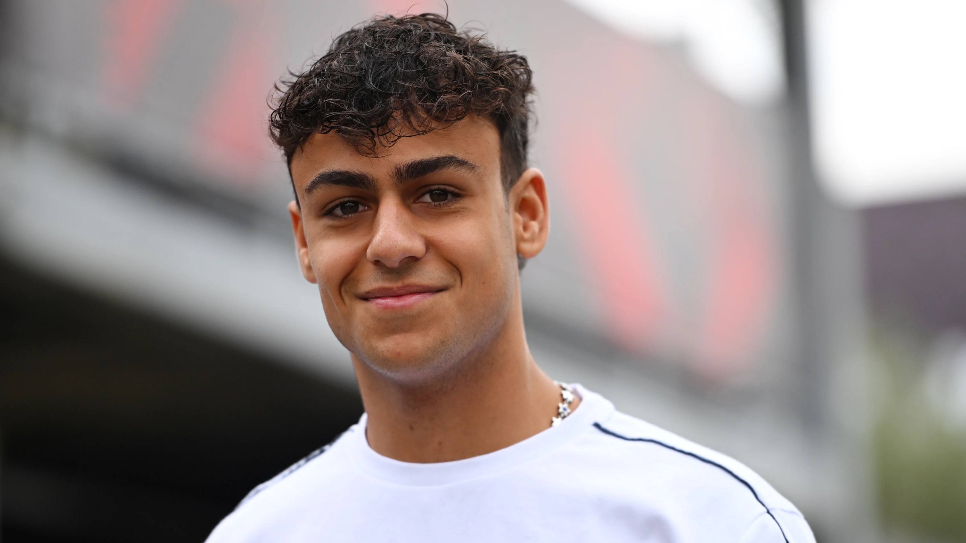 BAKU, AZERBAIJAN - SEPTEMBER 19: Arvid Lindblad of Great Britain and Campos Racing (4) looks on in