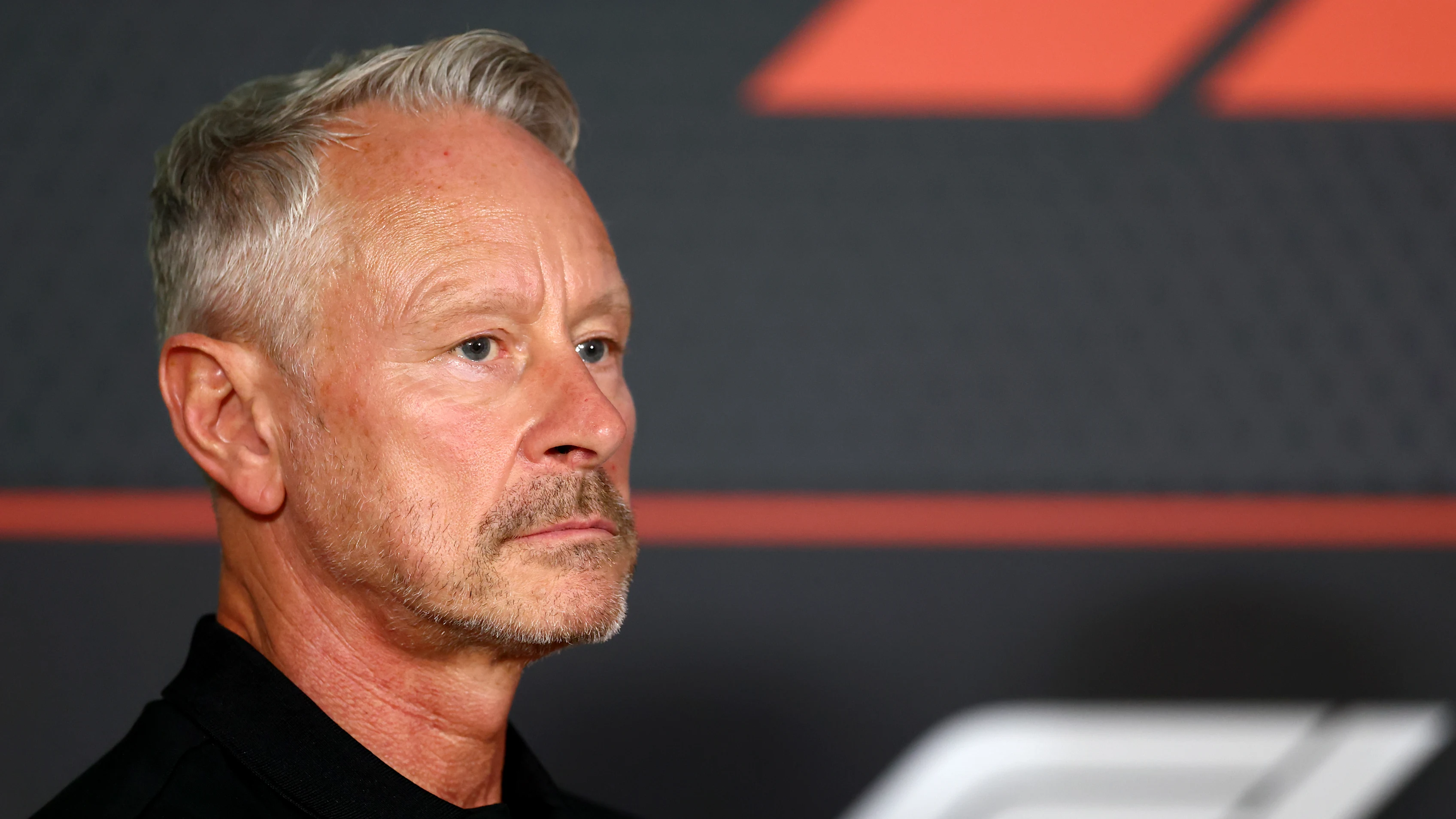 BAKU, AZERBAIJAN - SEPTEMBER 19: Jonathan Wheatley, Team Principal of Stake F1 Team Kick Sauber in the Team Principals Press Conference during practice ahead of the F1 Grand Prix of Azerbaijan at Baku City Circuit on September 19, 2025 in Baku, Azerbaijan. (Photo by Bryn Lennon/Getty Images)
