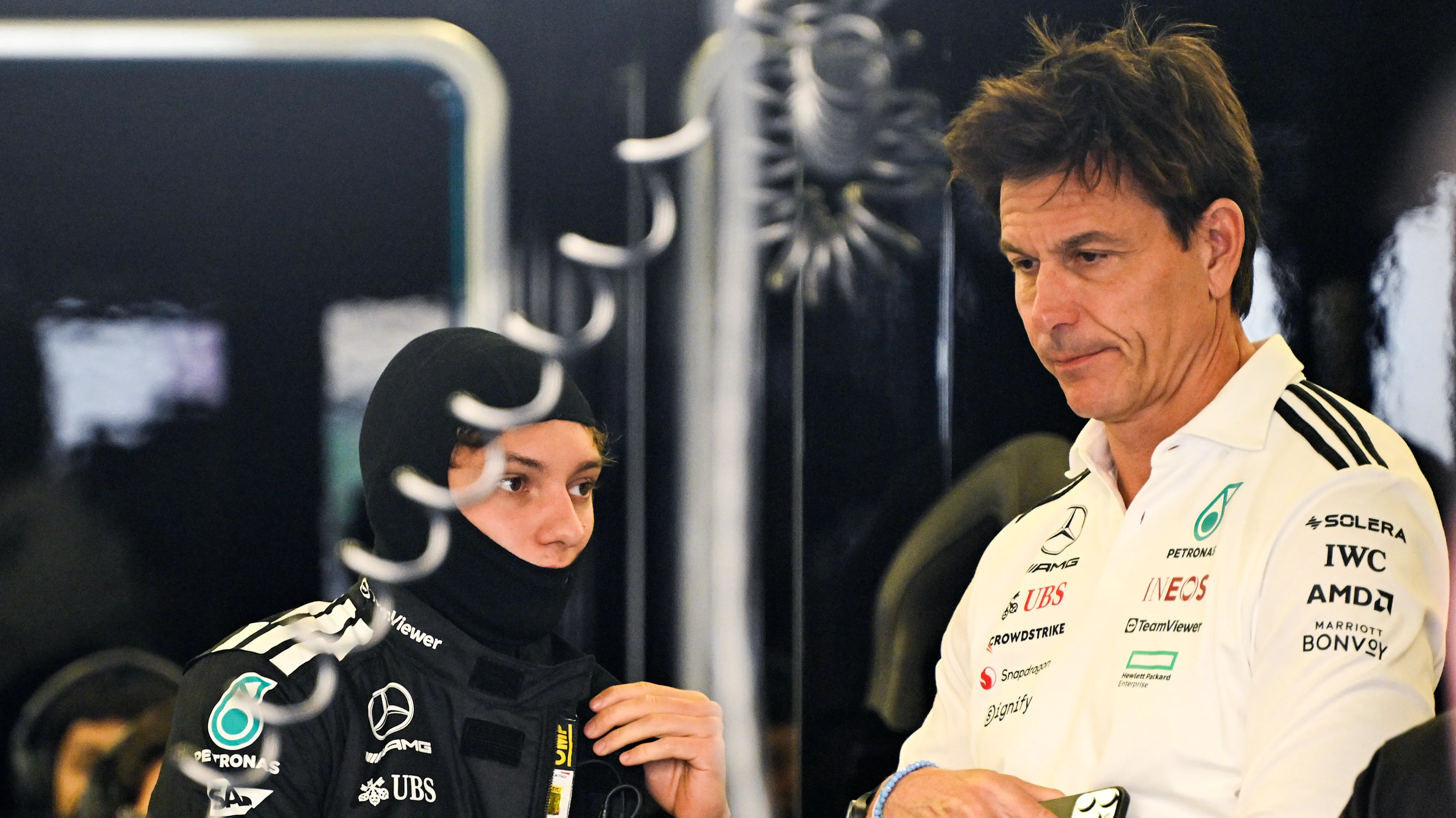 BAKU, AZERBAIJAN - SEPTEMBER 20: Andrea Kimi Antonelli of Italy and Mercedes AMG Petronas F1 Team