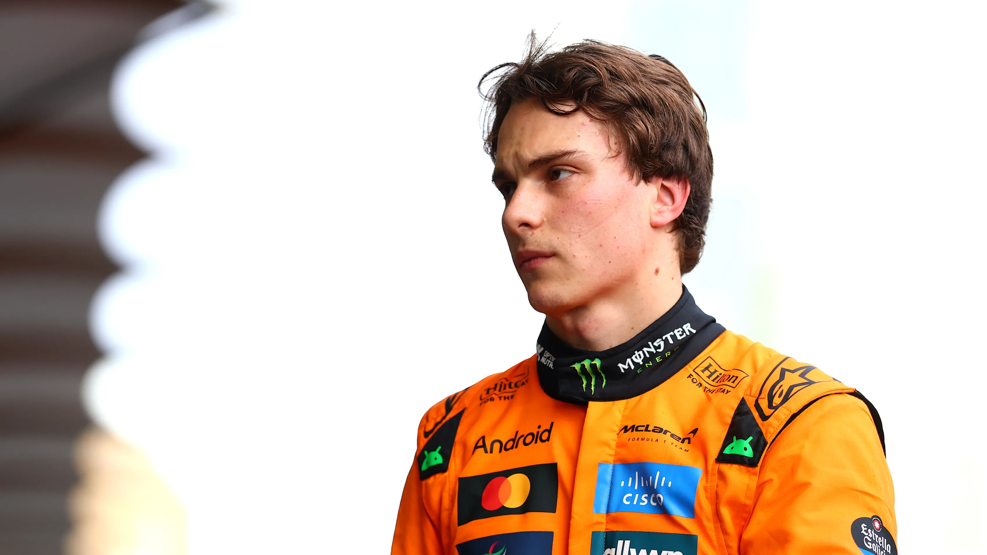 BAKU, AZERBAIJAN - SEPTEMBER 20: Oscar Piastri of Australia and McLaren walks in the Pitlane after