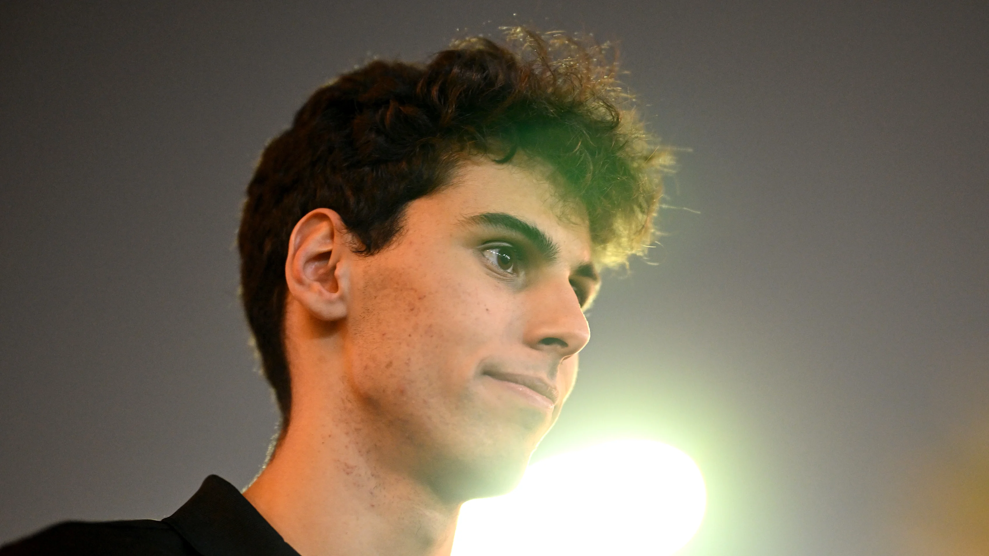 BAHRAIN, BAHRAIN - APRIL 11: Gabriel Bortoleto of Brazil and Stake F1 Team Kick Sauber looks on