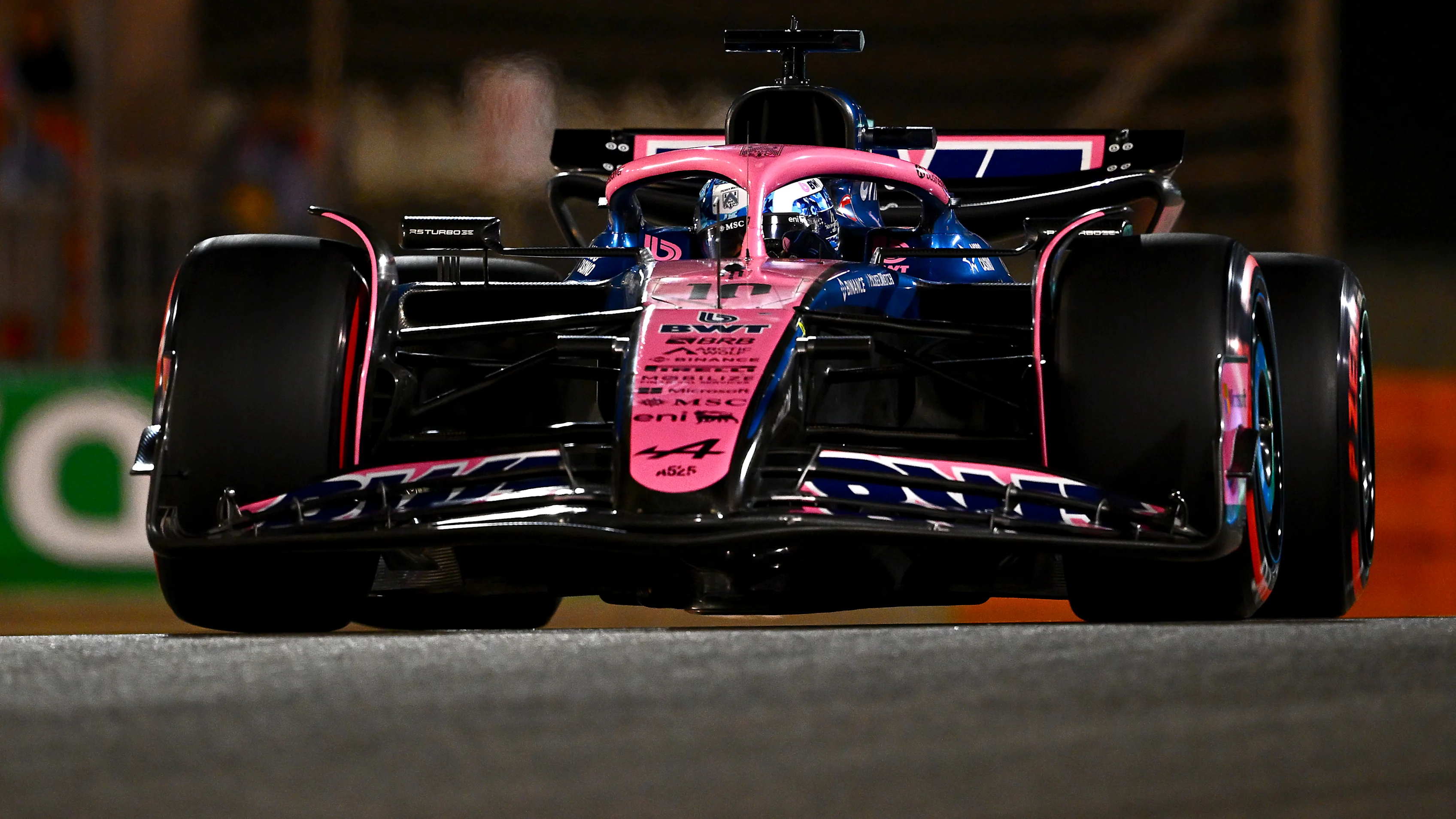BAHRAIN, BAHRAIN - APRIL 12: Pierre Gasly of France driving the (10) Alpine F1 A525 Renault on