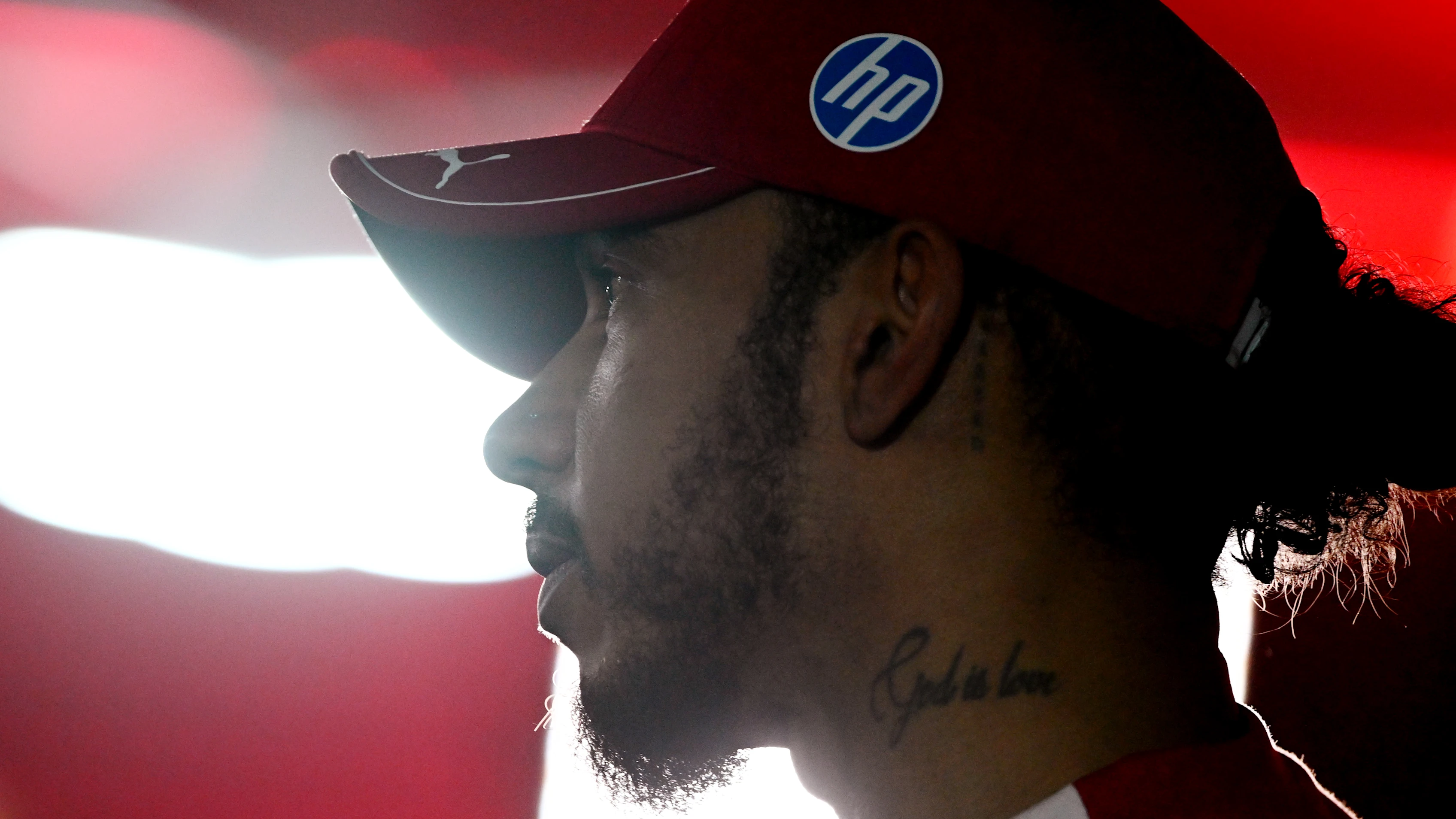 BAHRAIN, BAHRAIN - APRIL 12: Ninth placed qualifier Lewis Hamilton of Great Britain and Scuderia