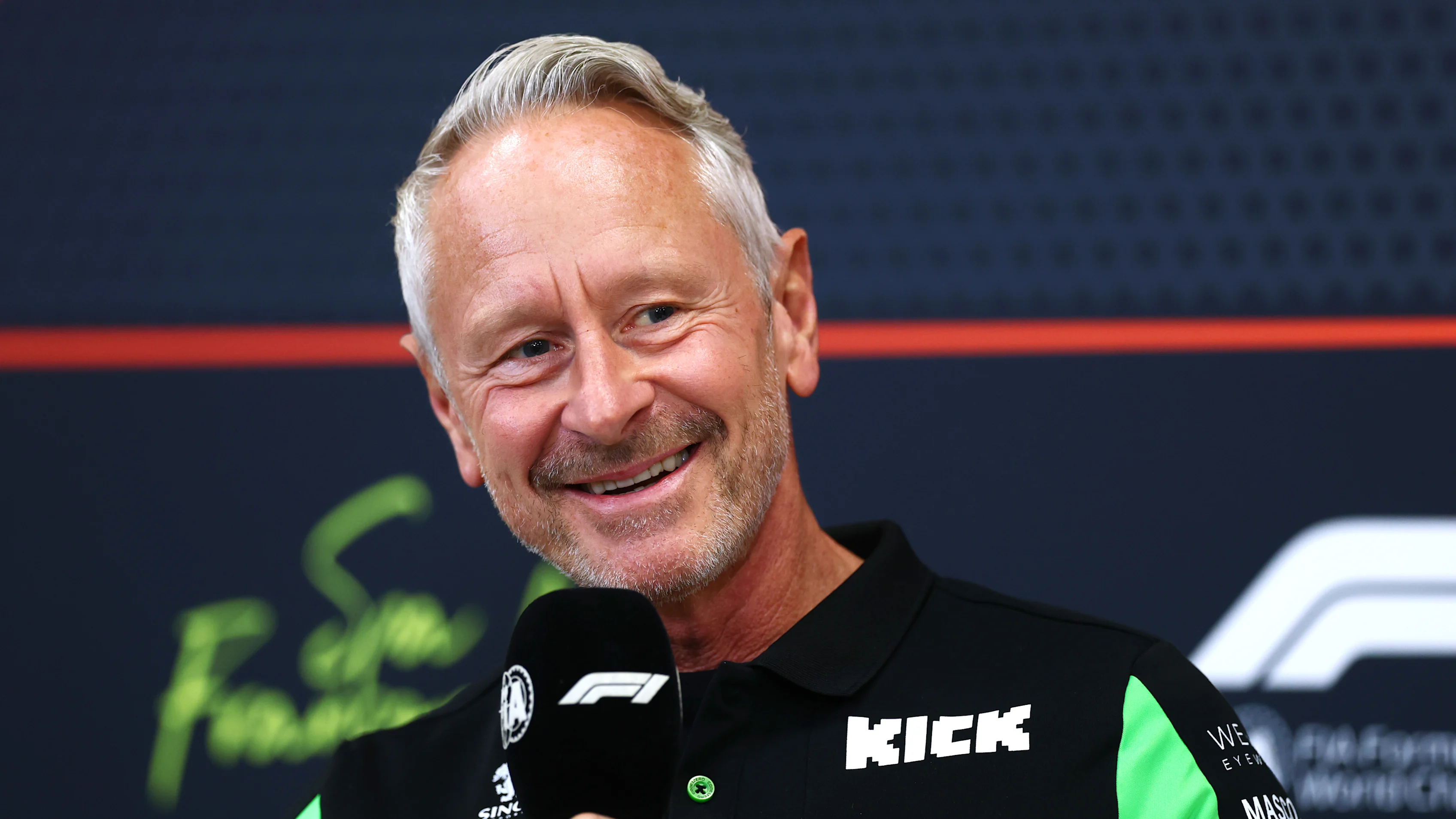 SPA, BELGIUM - JULY 25: Jonathan Wheatley, Team Principal of Stake F1 Team Kick Sauber in the Team Principals Press Conference during Sprint qualifying ahead of the F1 Grand Prix of Belgium at Circuit de Spa-Francorchamps on July 25, 2025 in Spa, Belgium. (Photo by Clive Rose/Getty Images)