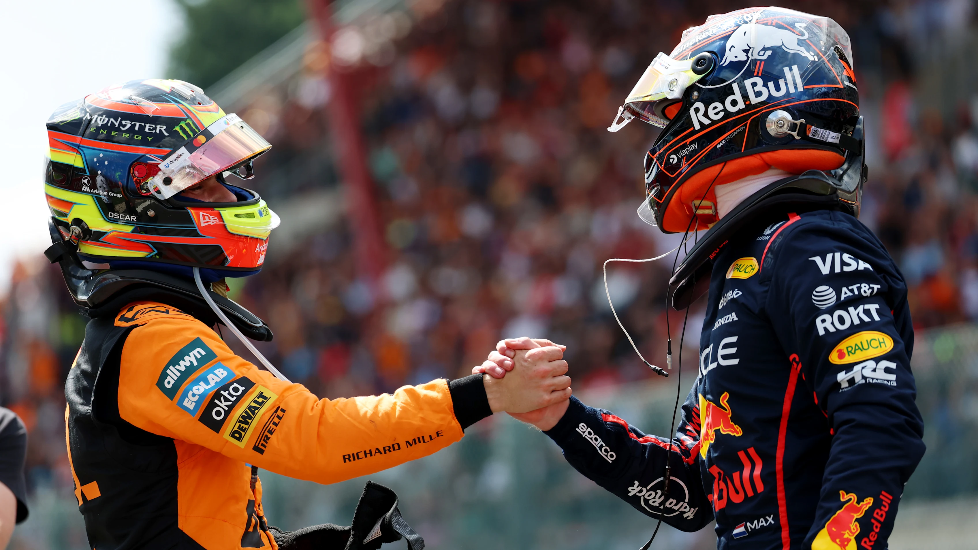 SPA, BELGIUM - JULY 26: Sprint winner Max Verstappen of the Netherlands and Oracle Red Bull Racing