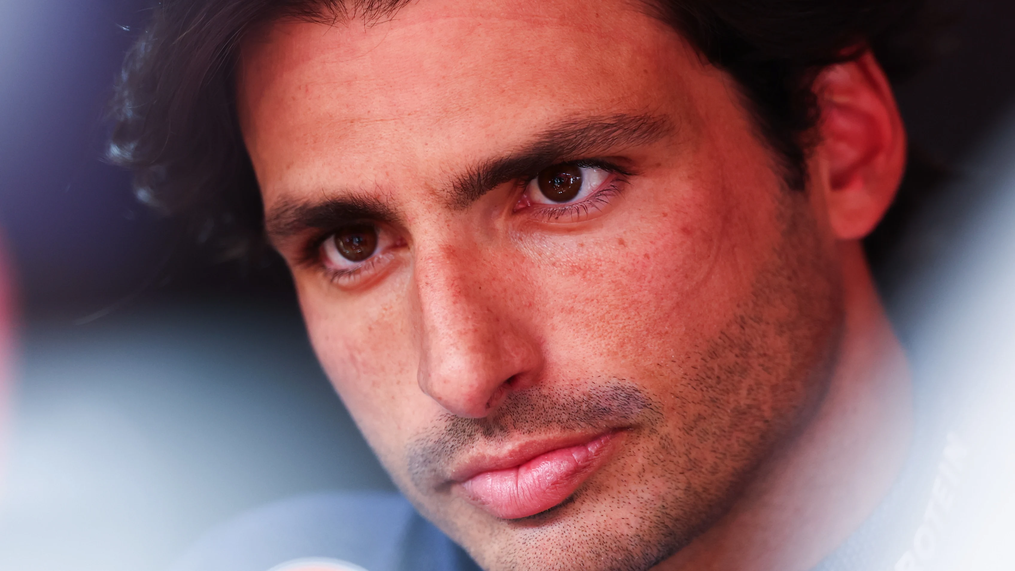 SPA, BELGIUM - JULY 26: Fifteenth placed qualifier Carlos Sainz of Spain and Williams is