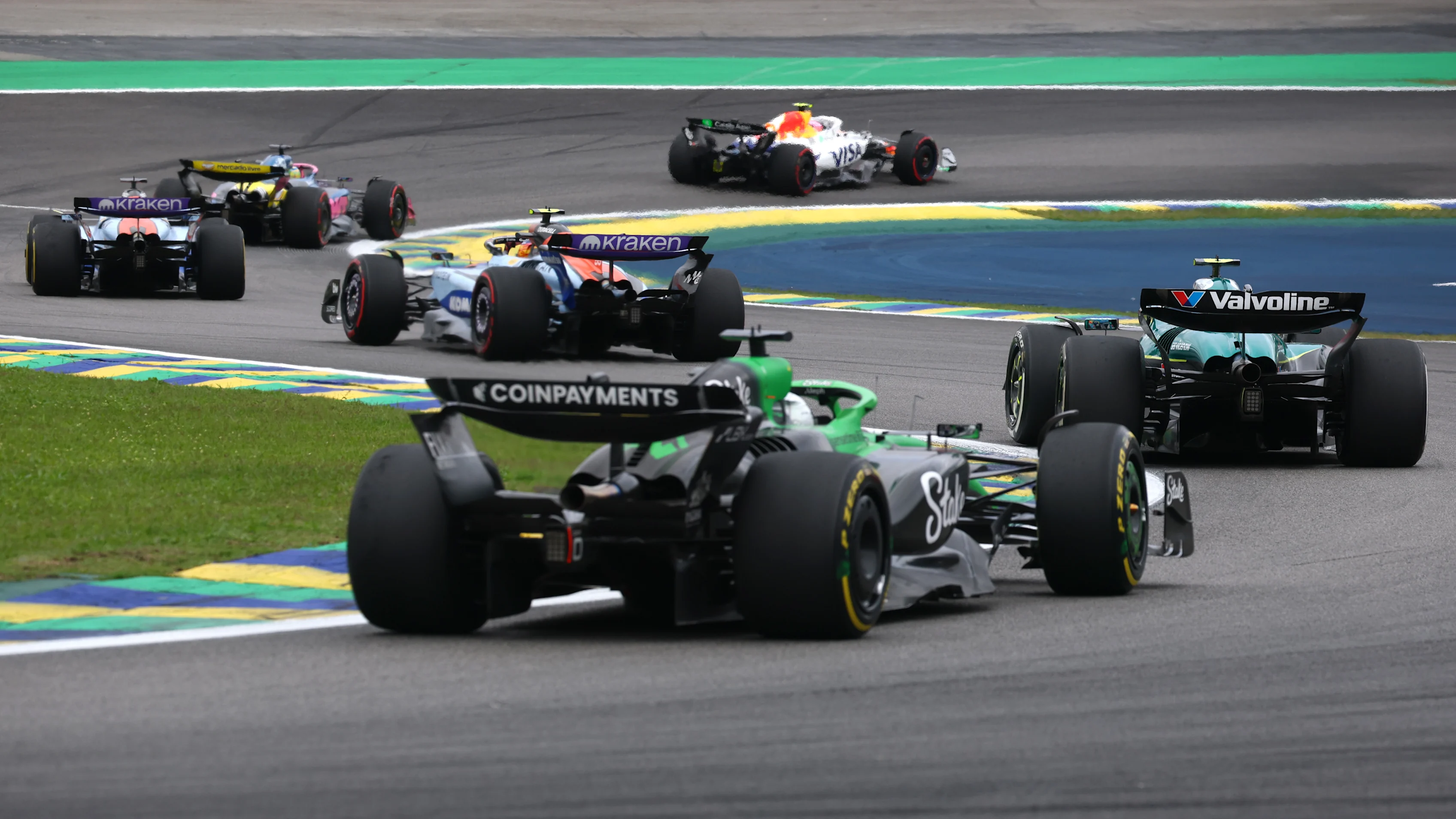 SAO PAULO, BRAZIL - NOVEMBER 09: Carlos Sainz of Spain driving the (55) Williams FW47 Mercedes