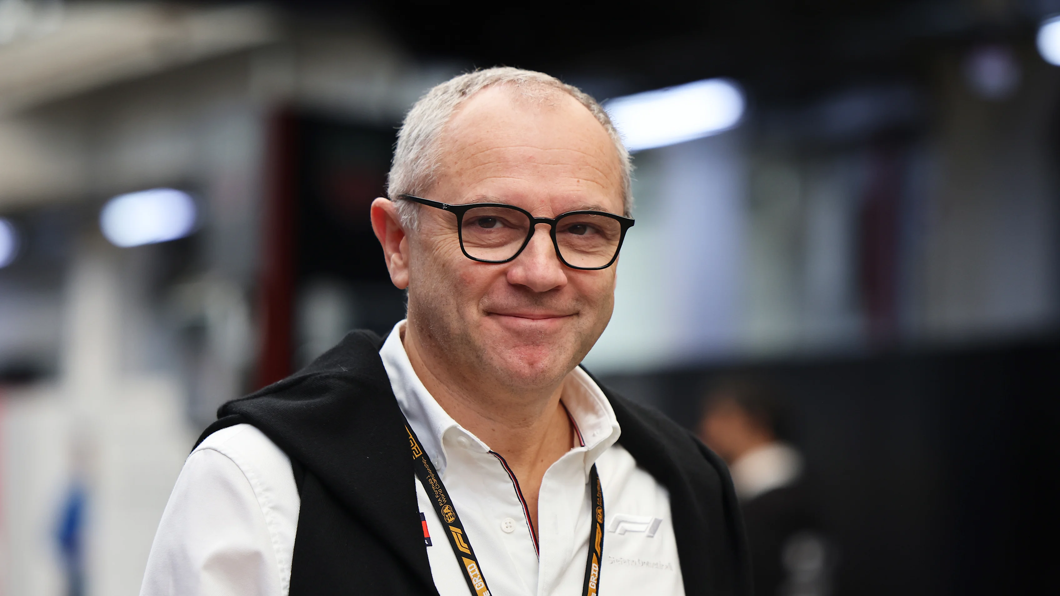 SAO PAULO, BRAZIL - NOVEMBER 07: Stefano Domenicali, CEO of the Formula One Group arrives in the