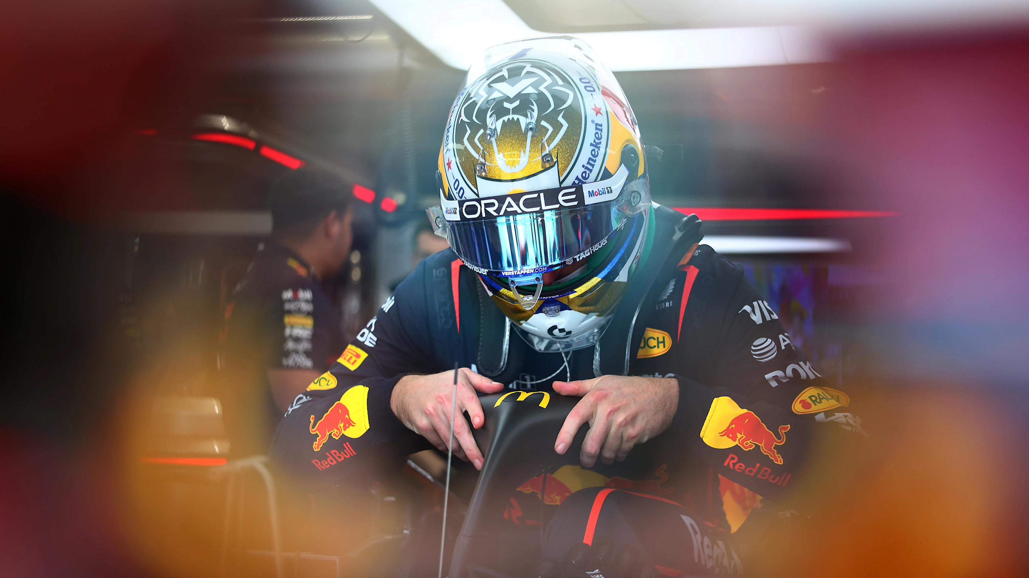 SAO PAULO, BRAZIL - NOVEMBER 08: (EDITORS NOTE: A special effects camera filter was used for this