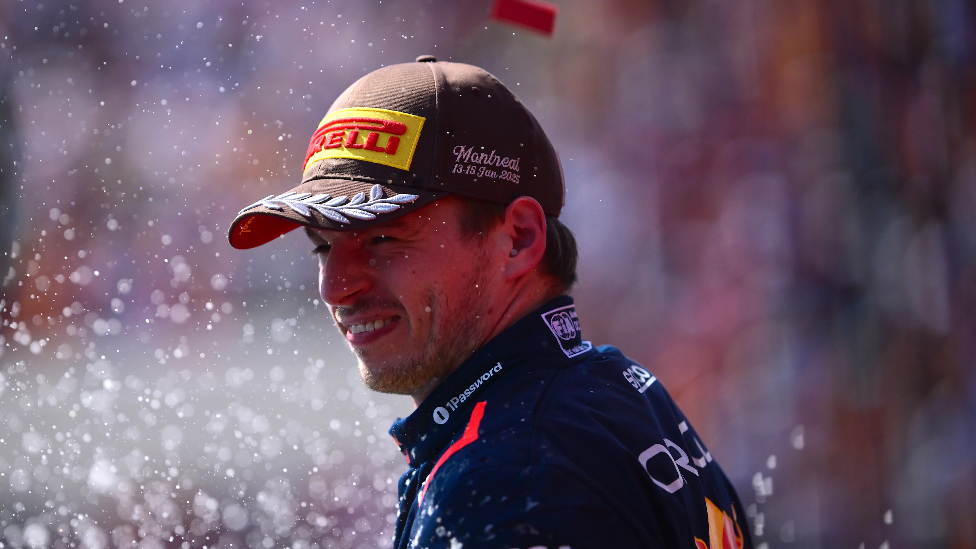 MONTREAL, QUEBEC - JUNE 15: Second placed Max Verstappen of the Netherlands and Oracle Red Bull