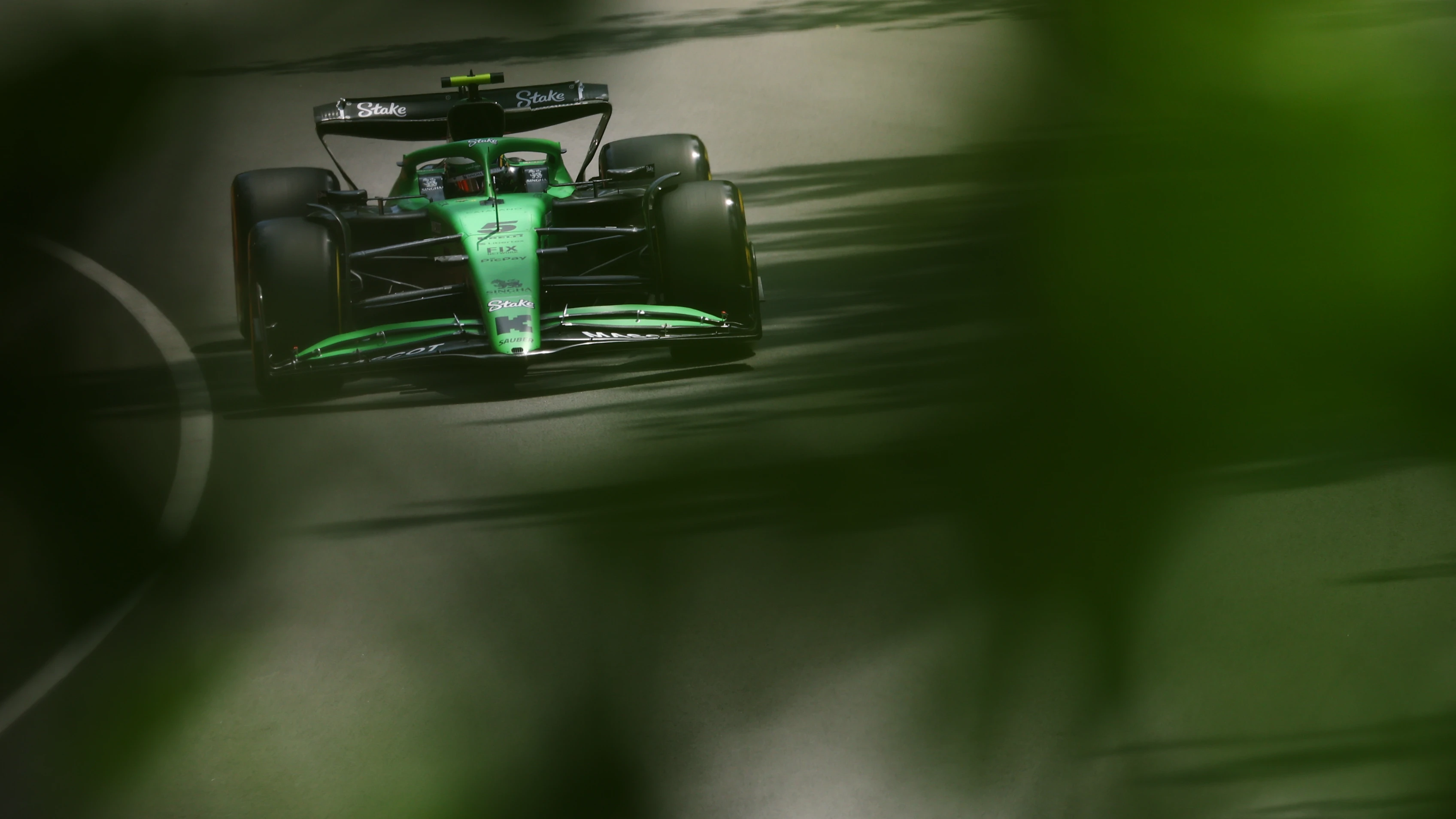 MONTREAL, QUEBEC - JUNE 13: Gabriel Bortoleto of Brazil driving the (5) Kick Sauber C45 Ferrari on