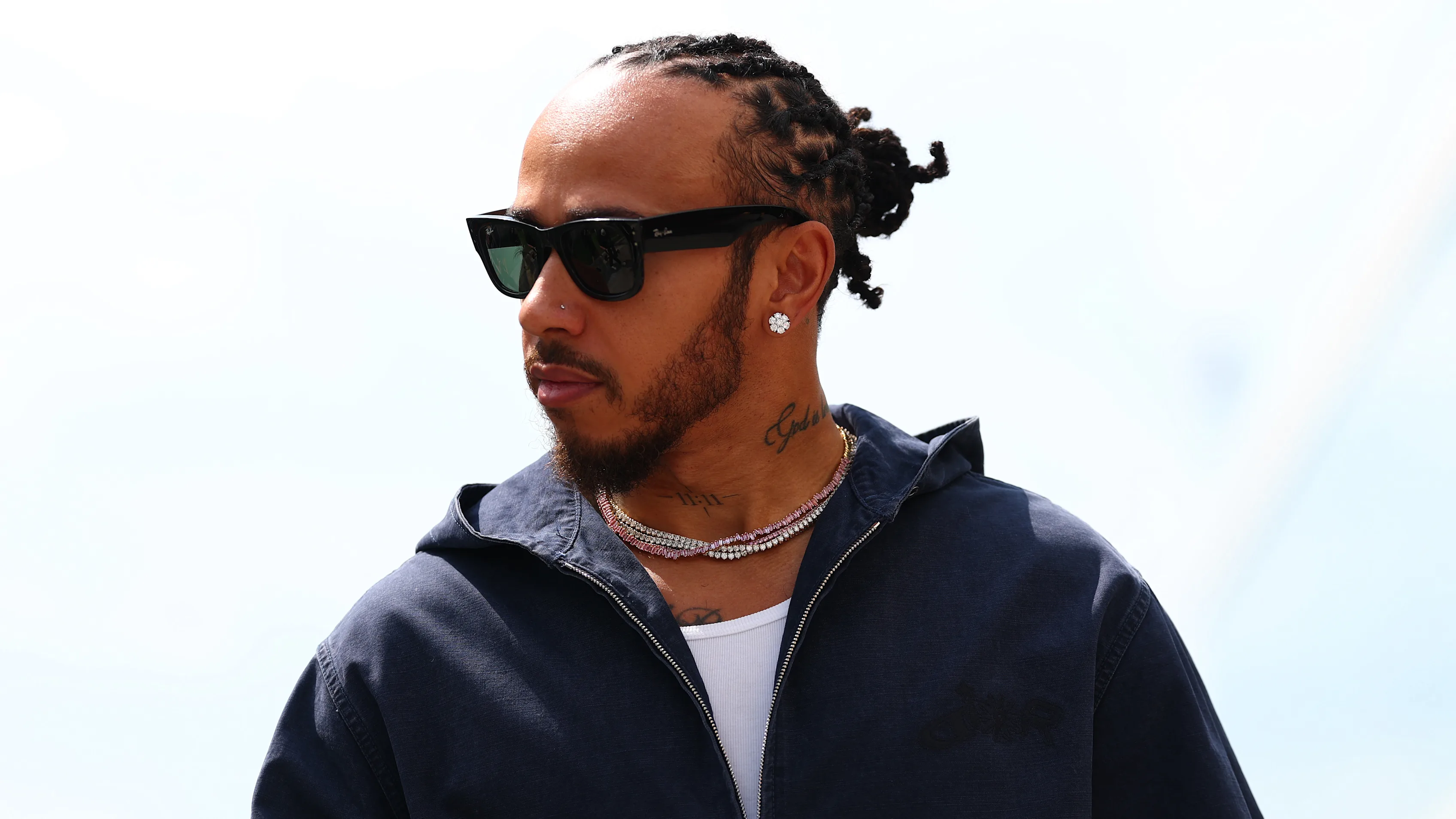 MONTREAL, QUEBEC - JUNE 12: Lewis Hamilton of Great Britain and Scuderia Ferrari arrives in the