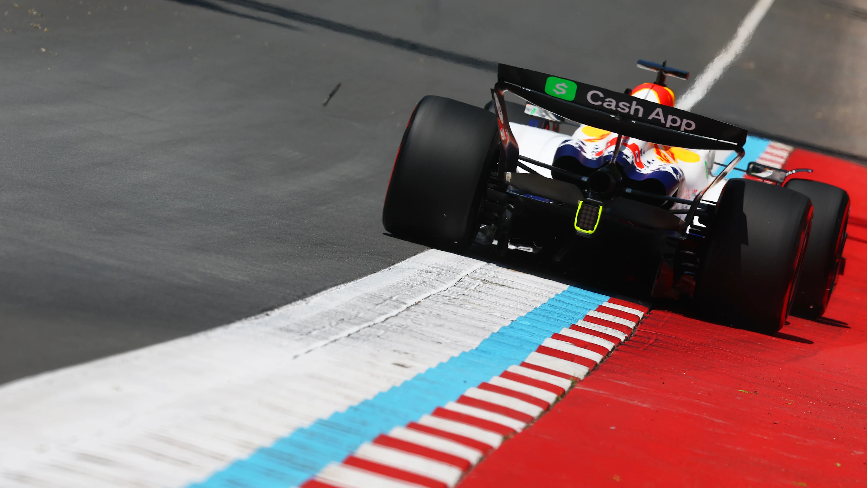 MONTREAL, QUEBEC - JUNE 14: Isack Hadjar of France driving the (6) Visa Cash App Racing Bulls VCARB