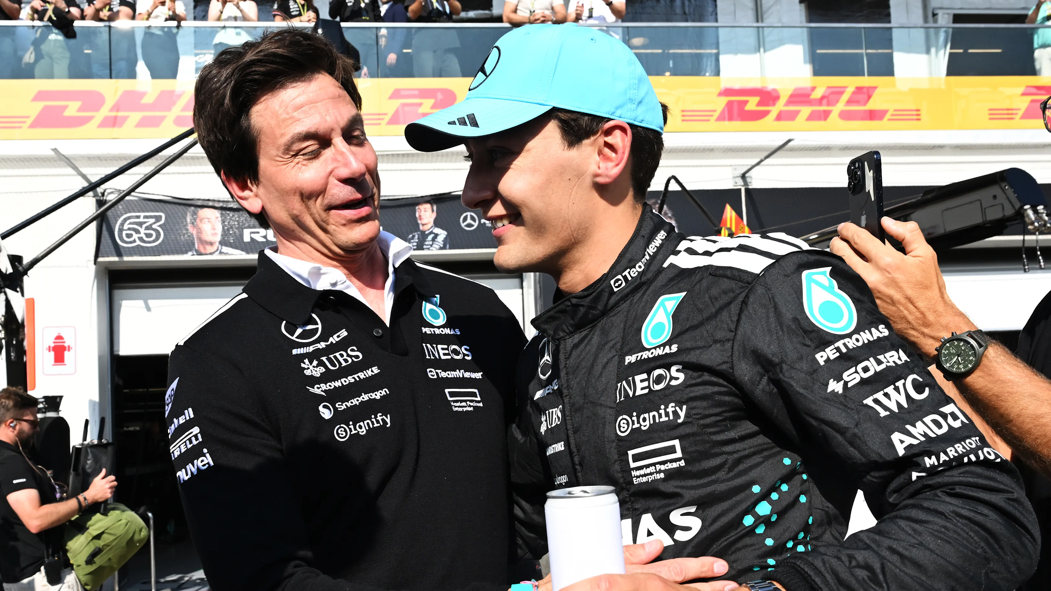 MONTREAL, QUEBEC - JUNE 14: Toto Wolff, Executive Director of Mercedes AMG Petronas F1 Team and