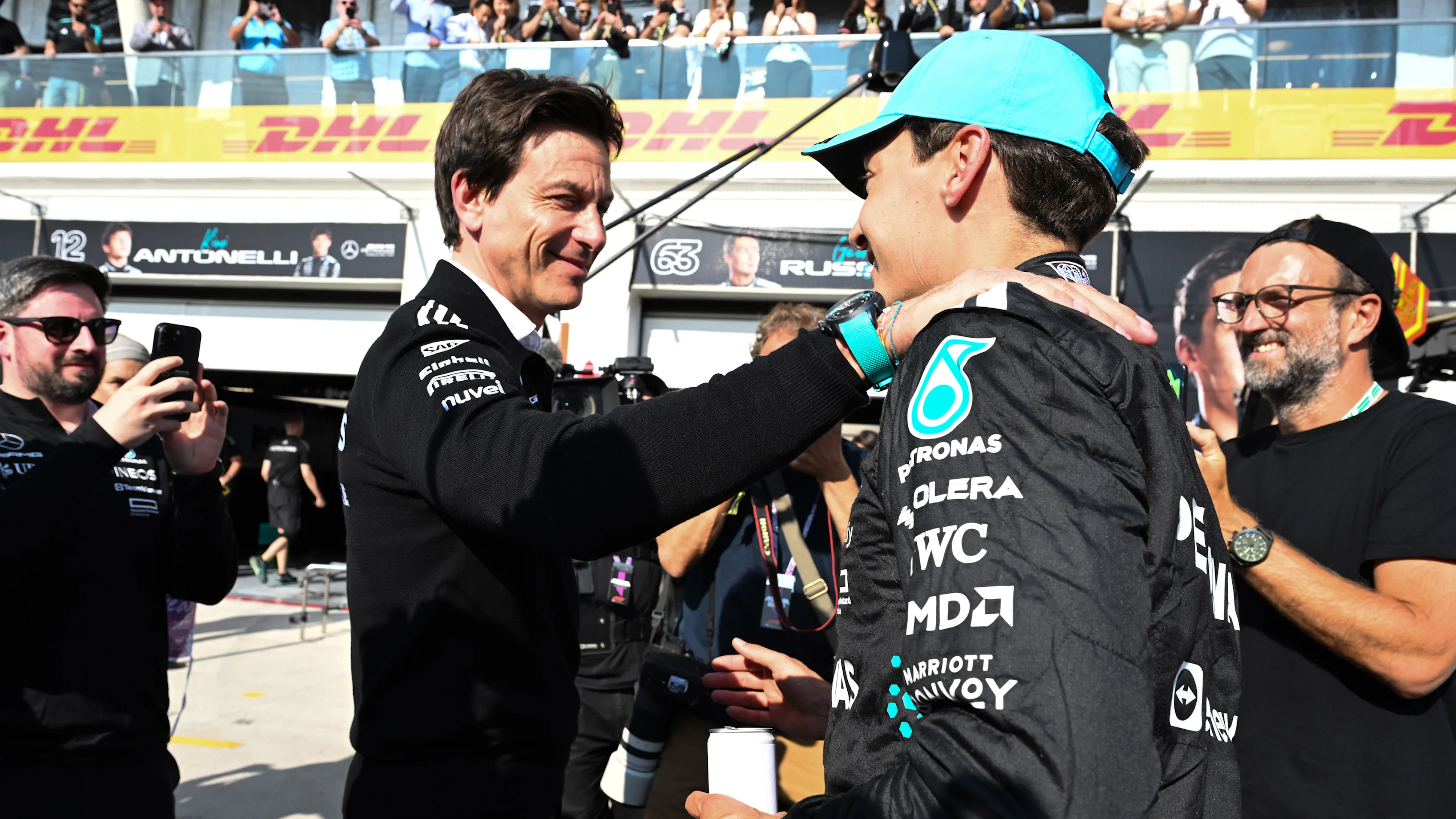 MONTREAL, QUEBEC - JUNE 14: Toto Wolff, Executive Director of Mercedes AMG Petronas F1 Team and