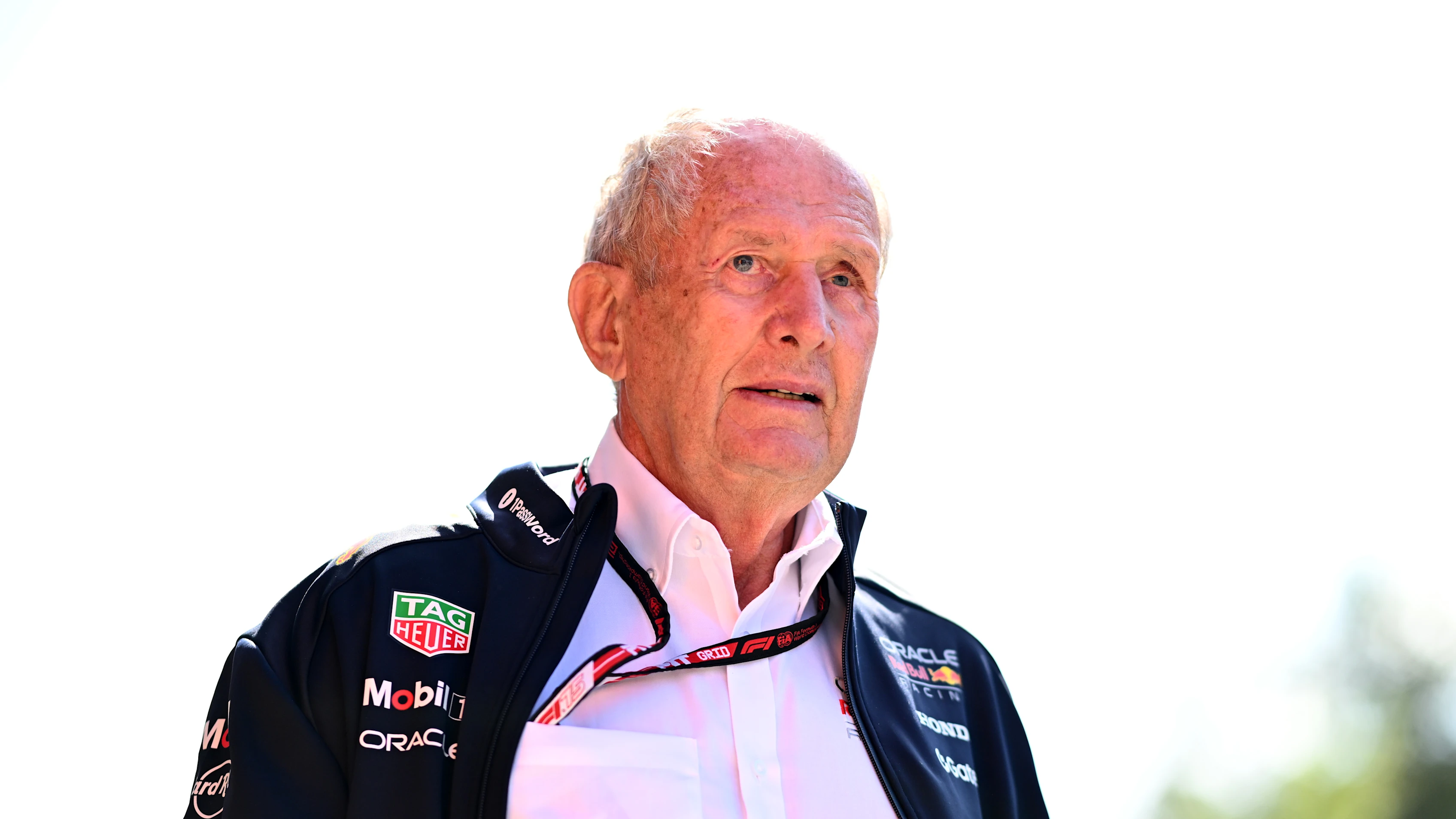 IMOLA, ITALY - MAY 16: Dr Helmut Marko, Team Consultant of Oracle Red Bull Racing arrives in the