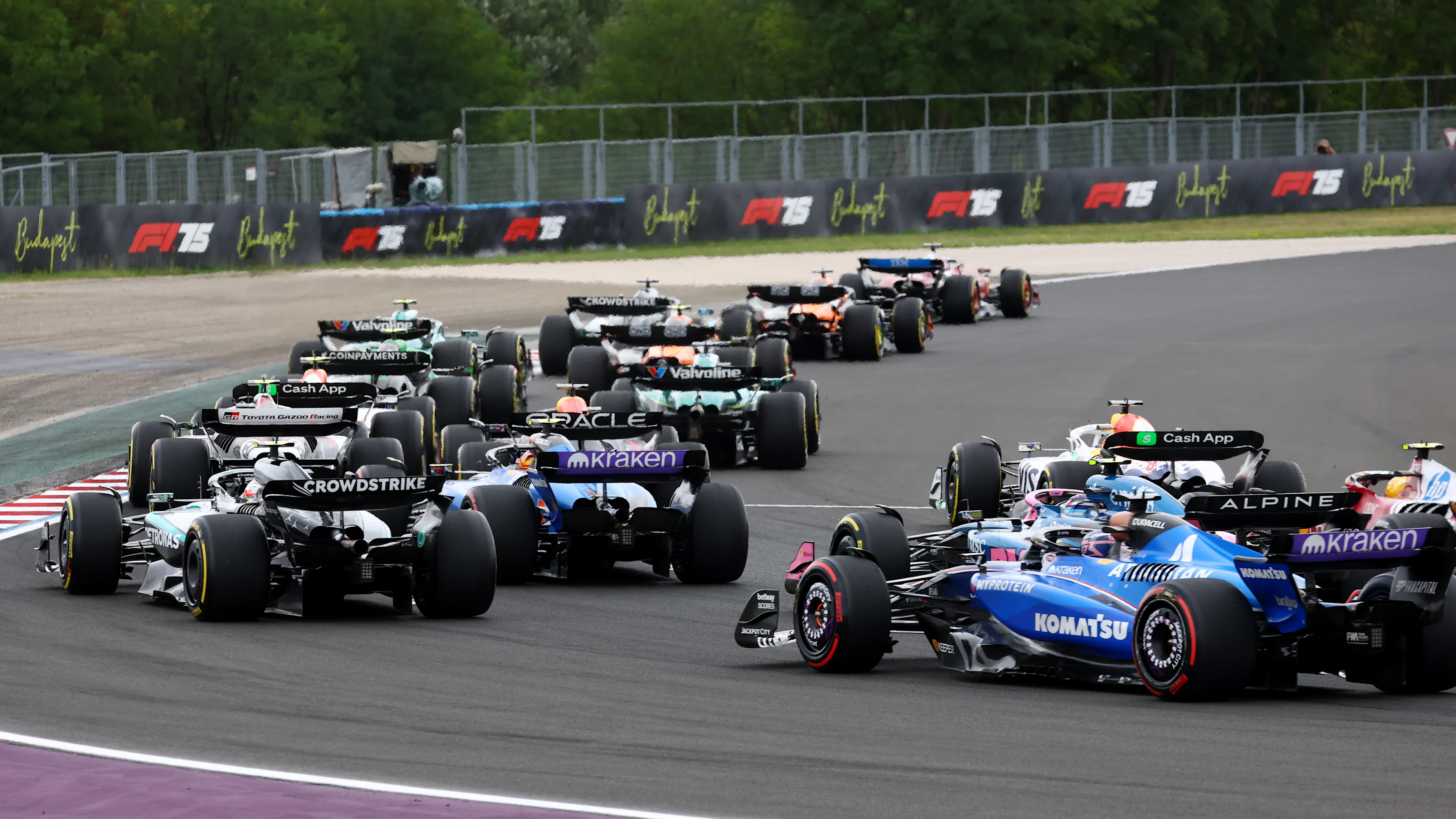 BUDAPEST, HUNGARY - AUGUST 03: Alexander Albon of Thailand driving the (23) Williams FW47 Mercedes