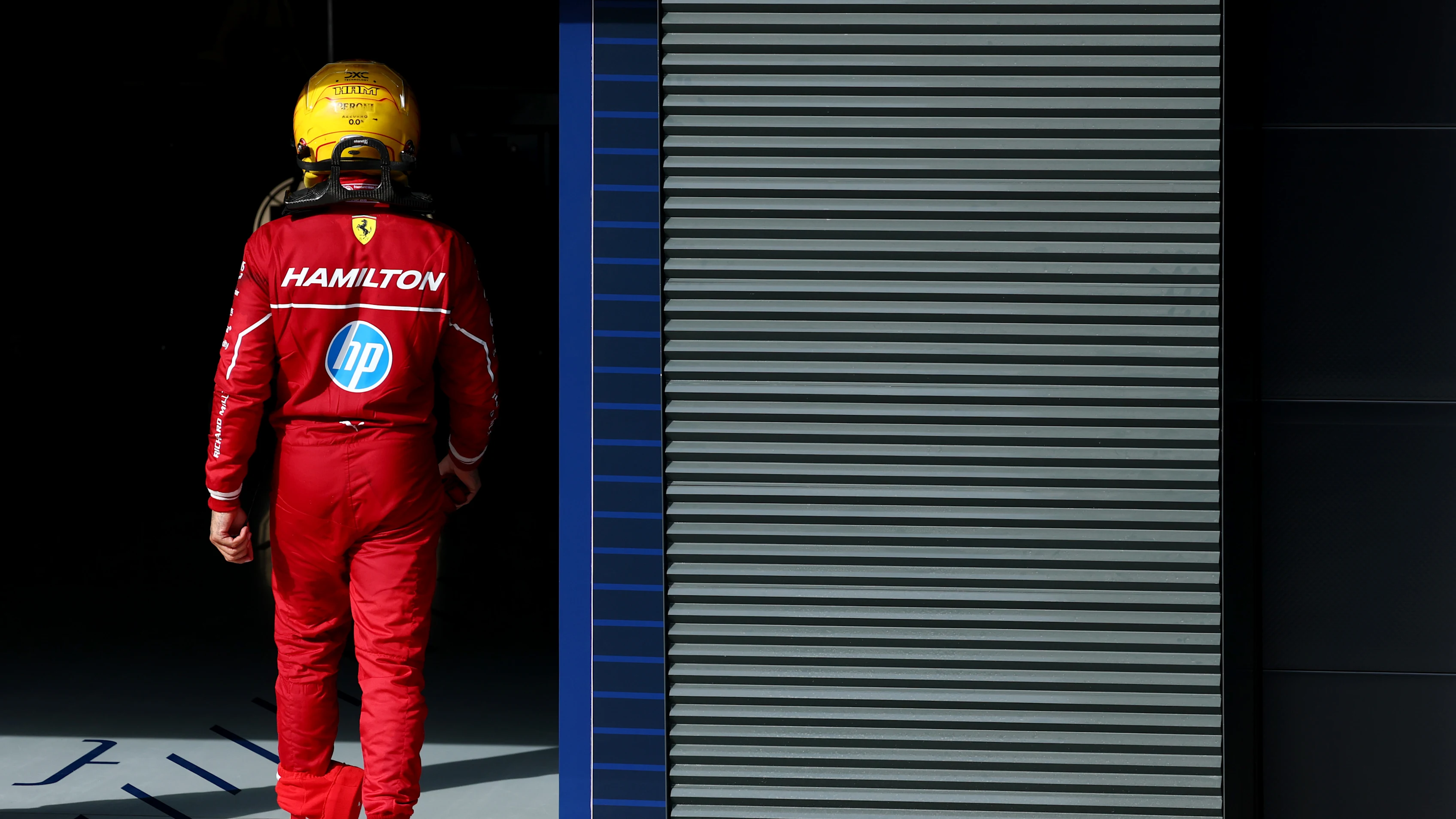 BUDAPEST, HUNGARY - AUGUST 03: Twelfth placed Lewis Hamilton of Great Britain and Scuderia Ferrari