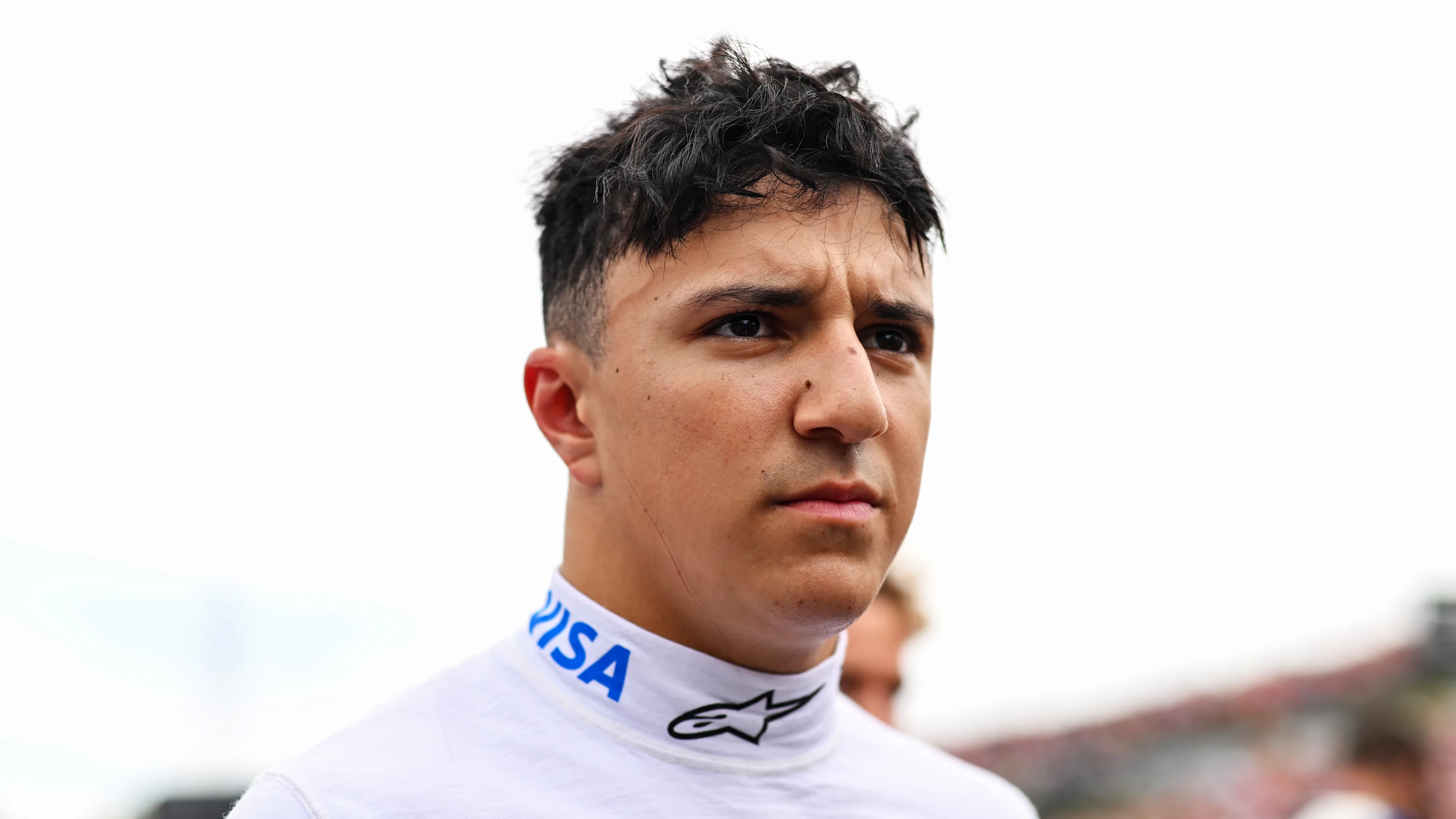 BUDAPEST, HUNGARY - AUGUST 03: Isack Hadjar of France and Visa Cash App Racing Bulls looks on