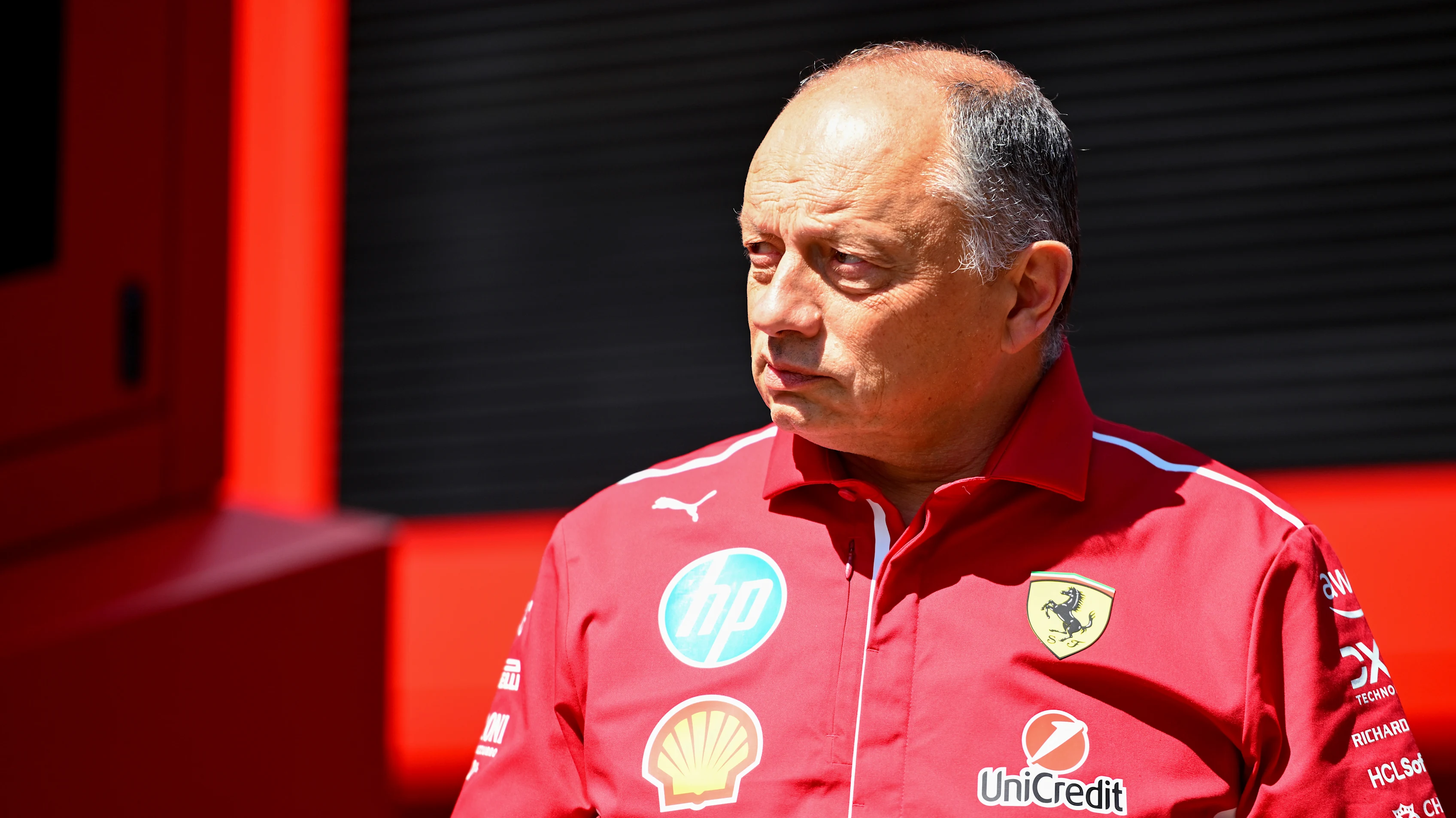 BUDAPEST, HUNGARY - JULY 31: Frederic Vasseur, Team Principal of Scuderia Ferrari looks on in the