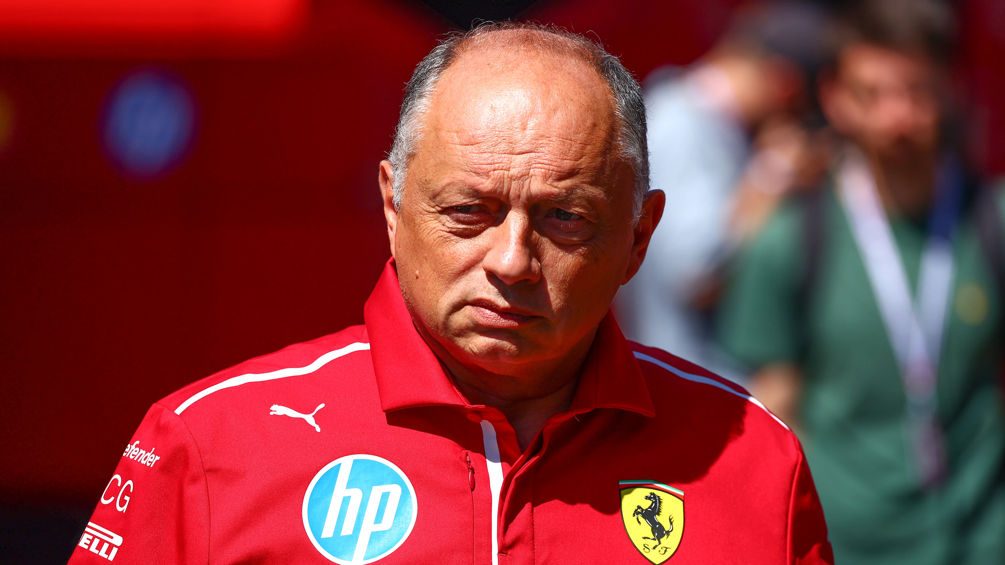 BUDAPEST, HUNGARY - JULY 31: Frederic Vasseur, Team Principal of Scuderia Ferrari looks on in the