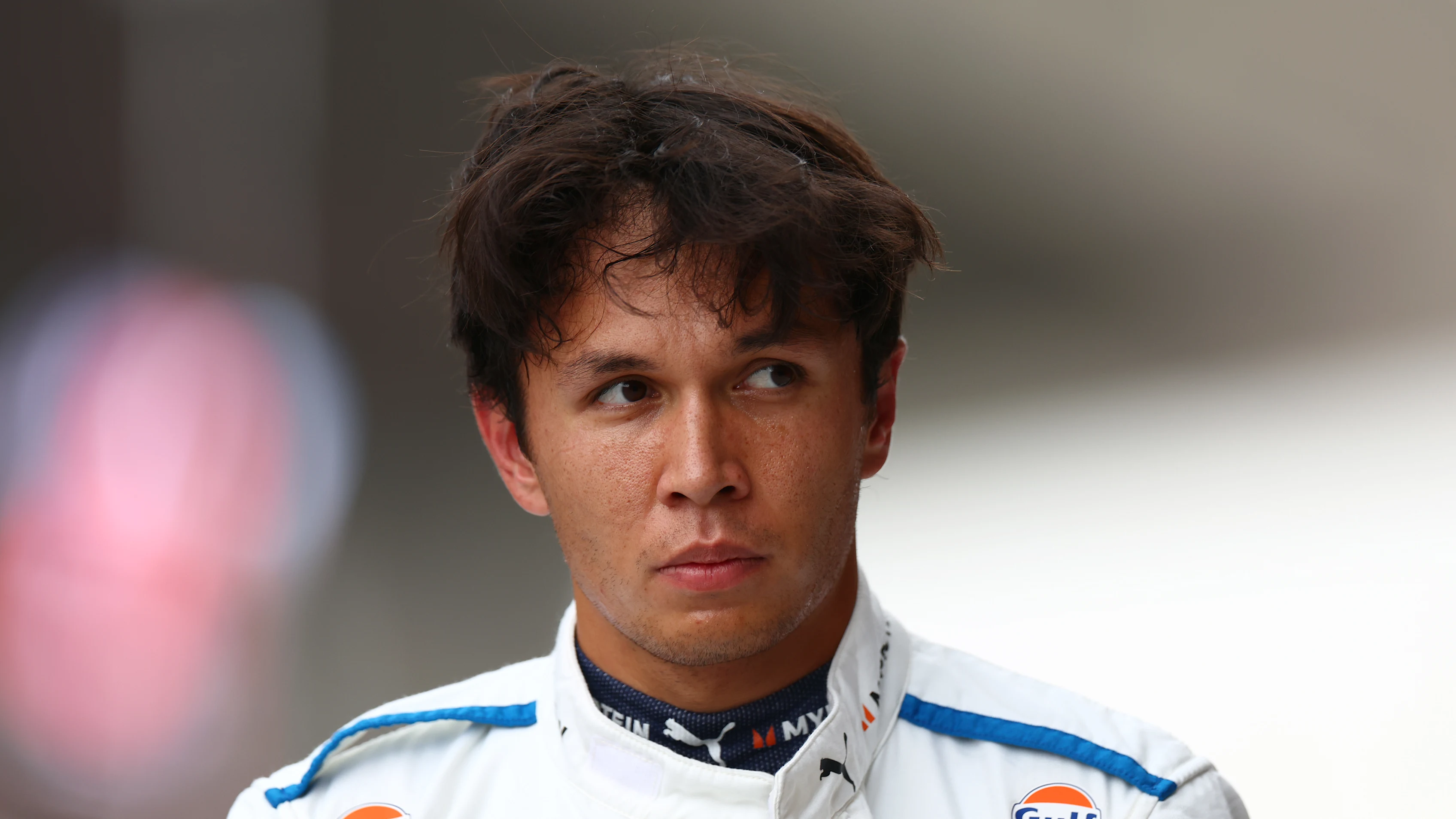 BUDAPEST, HUNGARY - AUGUST 02: Twentieth placed qualifier Alexander Albon of Thailand and Williams