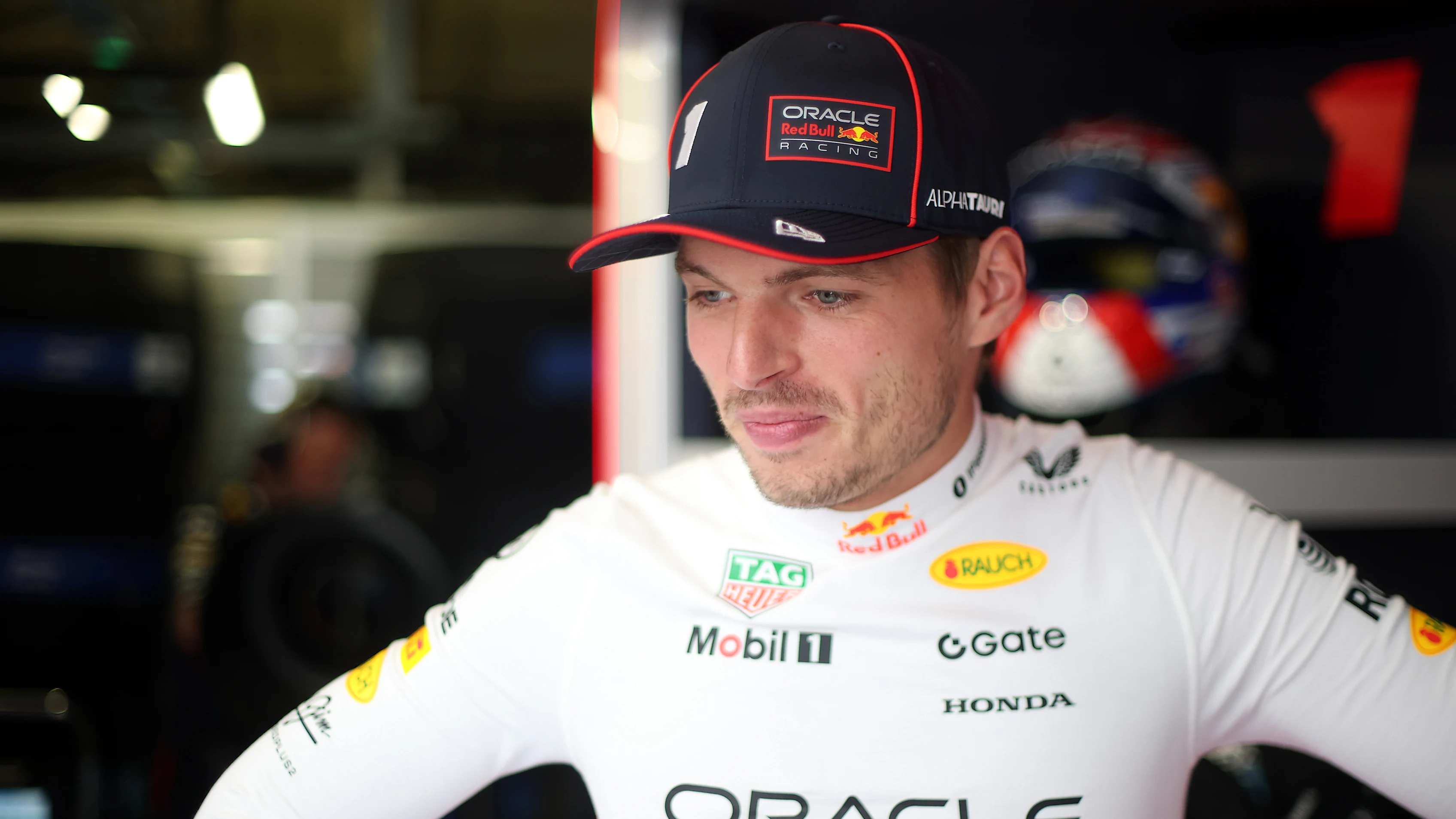 MONZA, ITALY - SEPTEMBER 05: Max Verstappen of the Netherlands and Oracle Red Bull Racing looks on