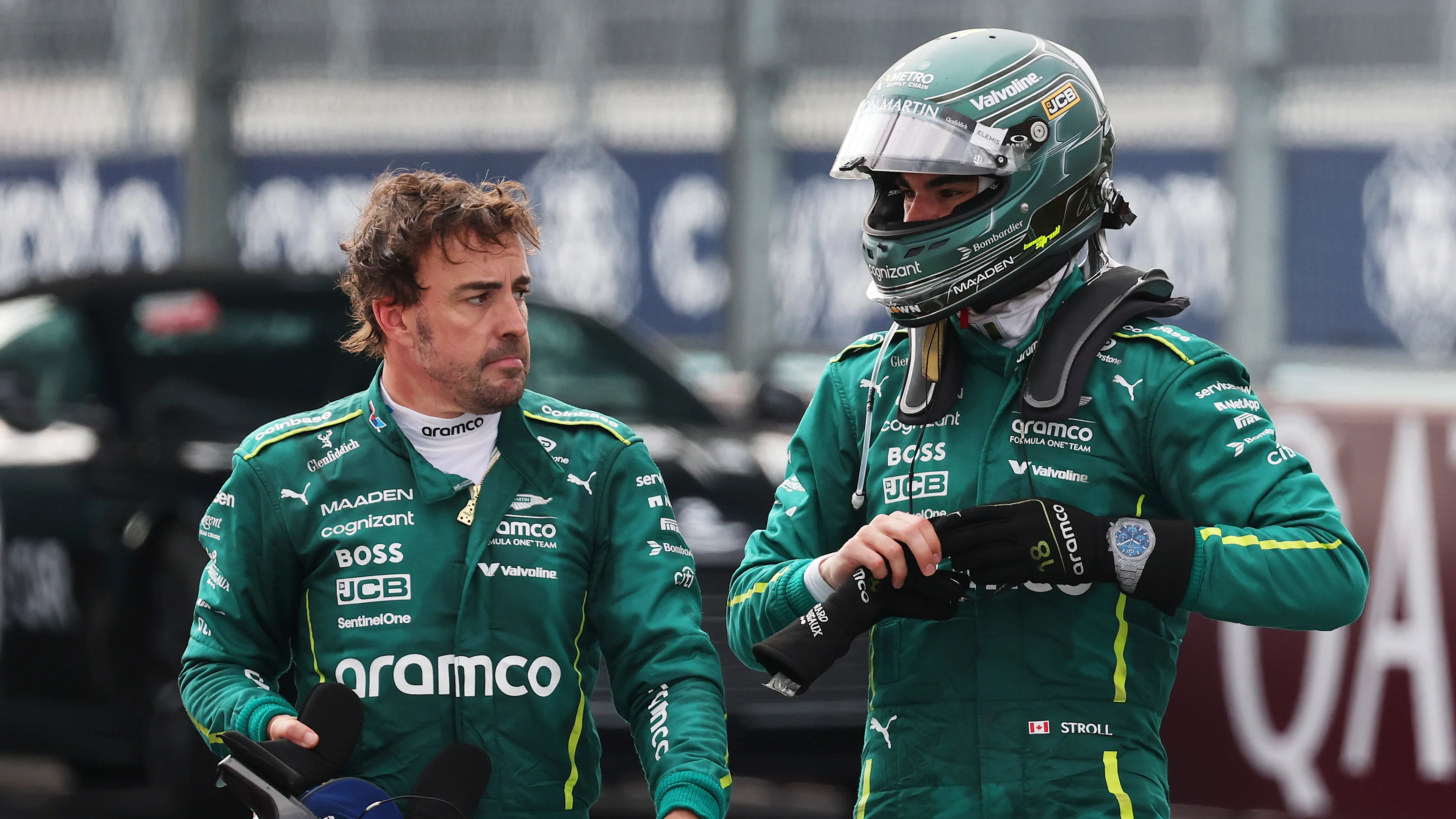 MIAMI, FLORIDA - MAY 04: Fifteenth placed Fernando Alonso of Spain and Aston Martin F1 Team and